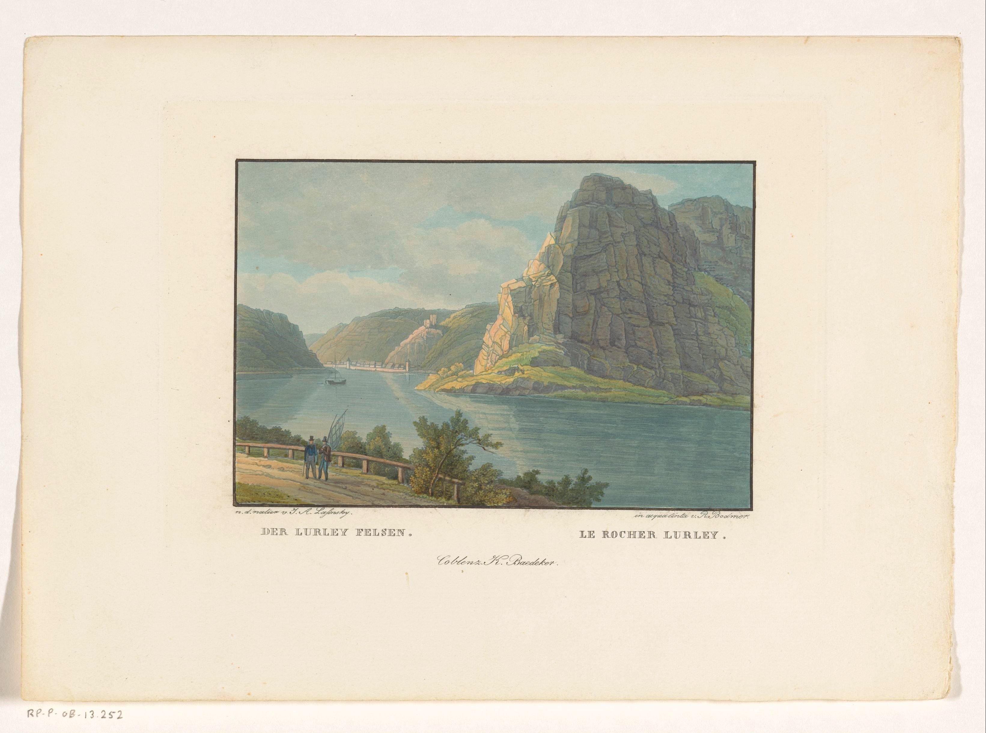 Gezicht op de Loreley