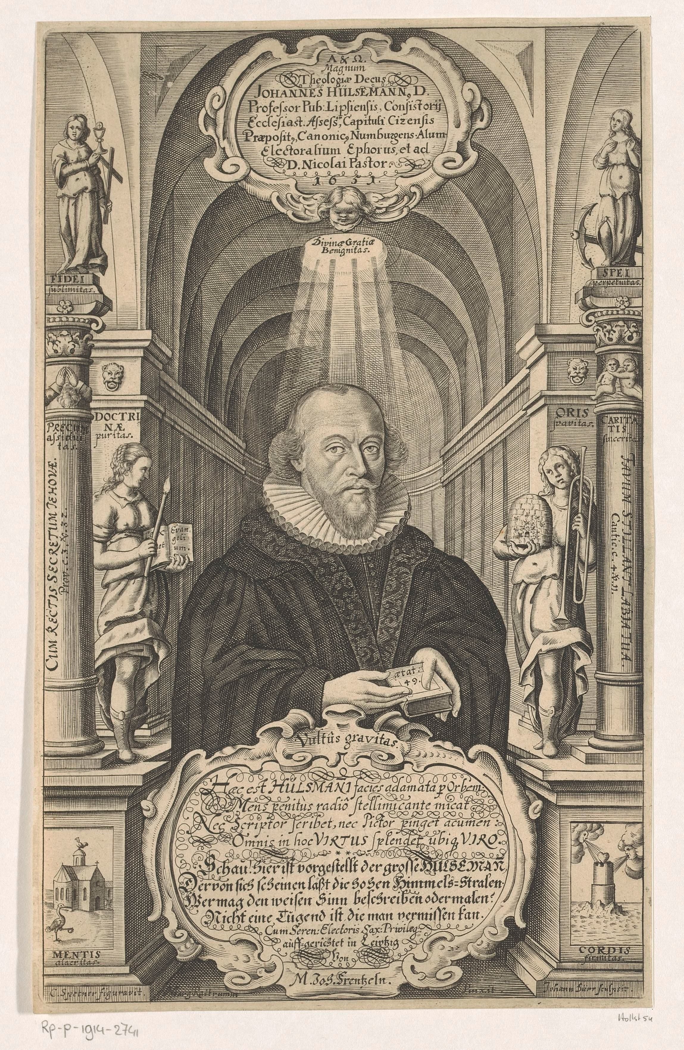 Portret van Johann Hülsemann