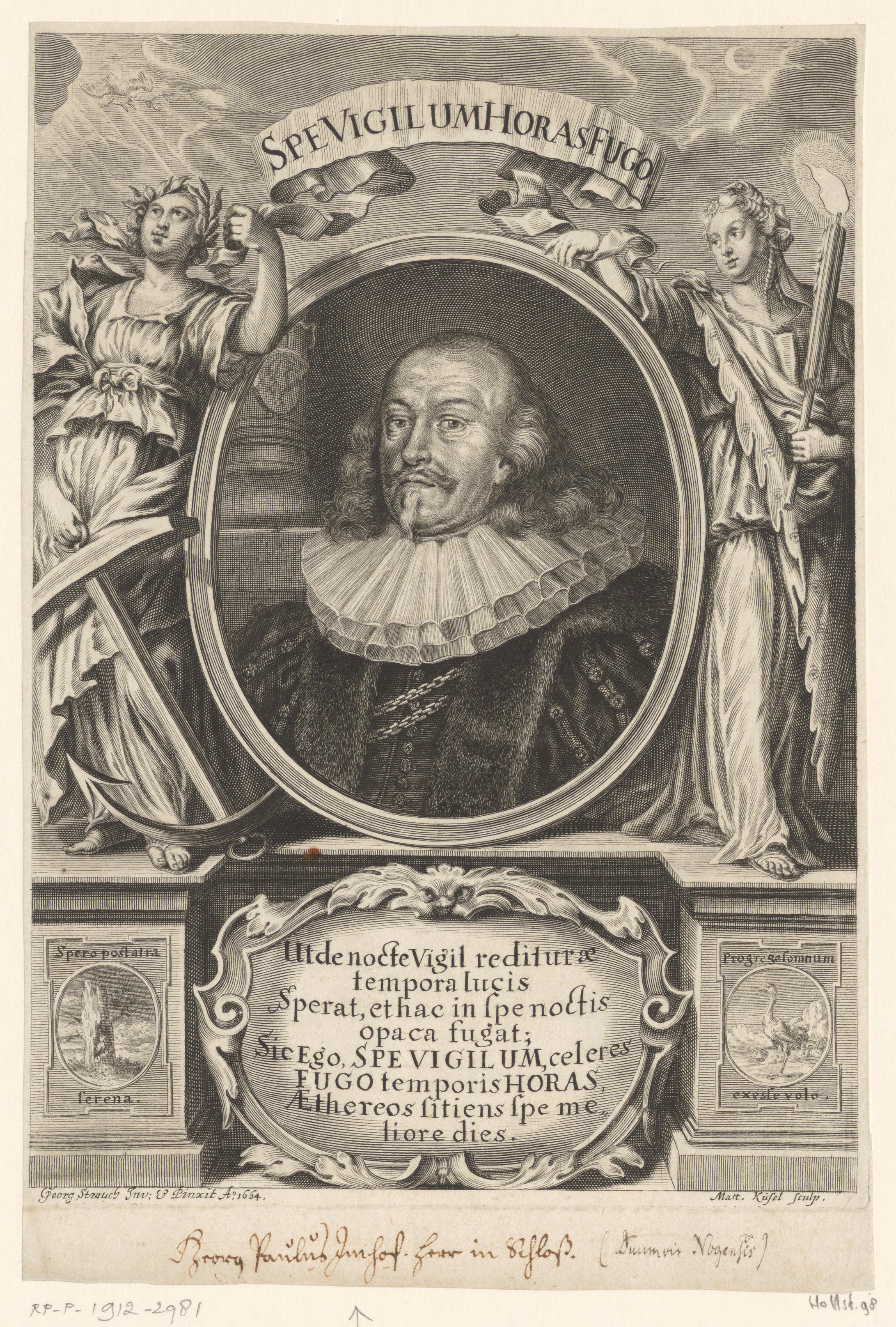 Portret van Paul Georg Imhof