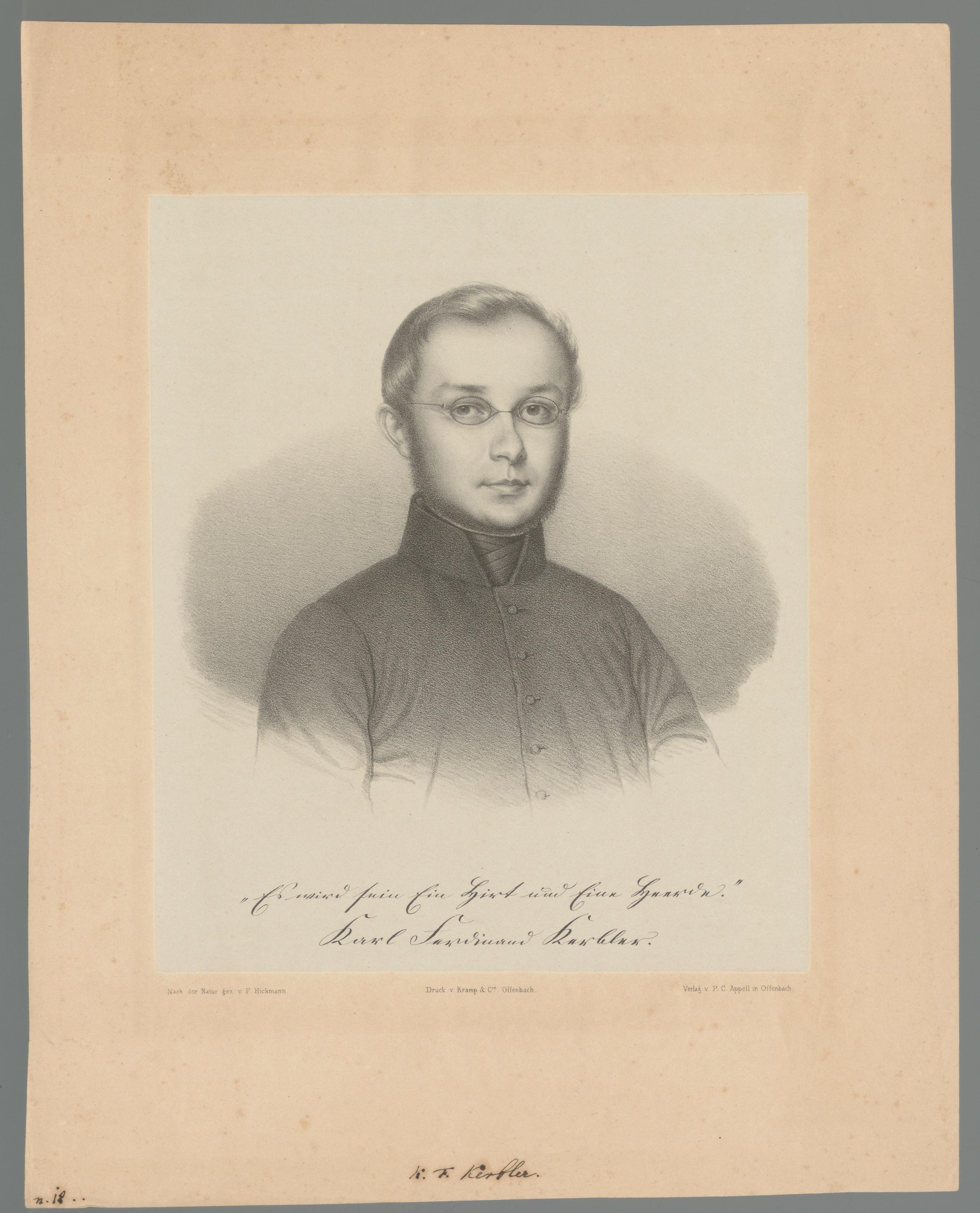 Portret van Karl Ferdinand Kerbler