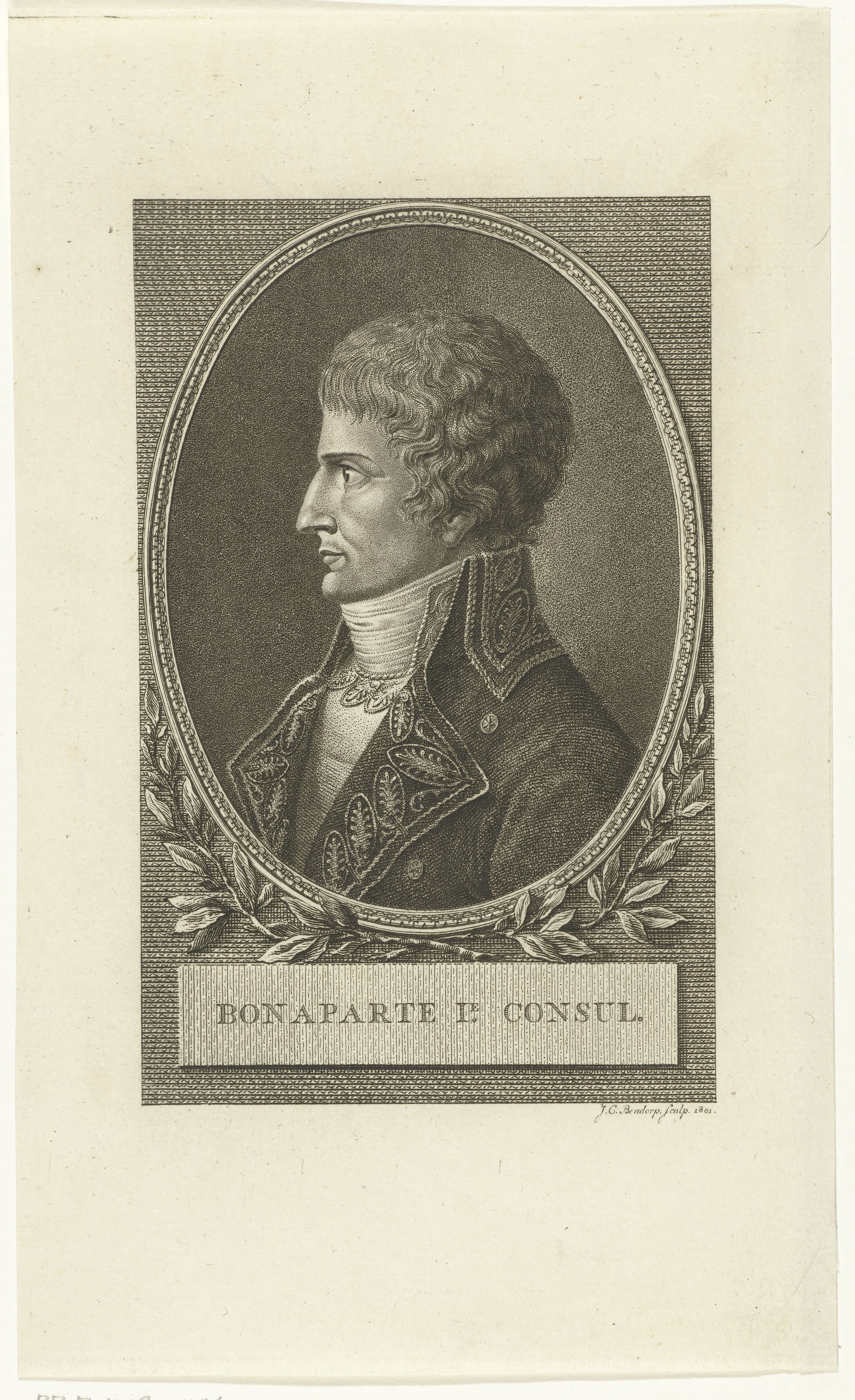 Portret van keizer Napoleon Bonaparte