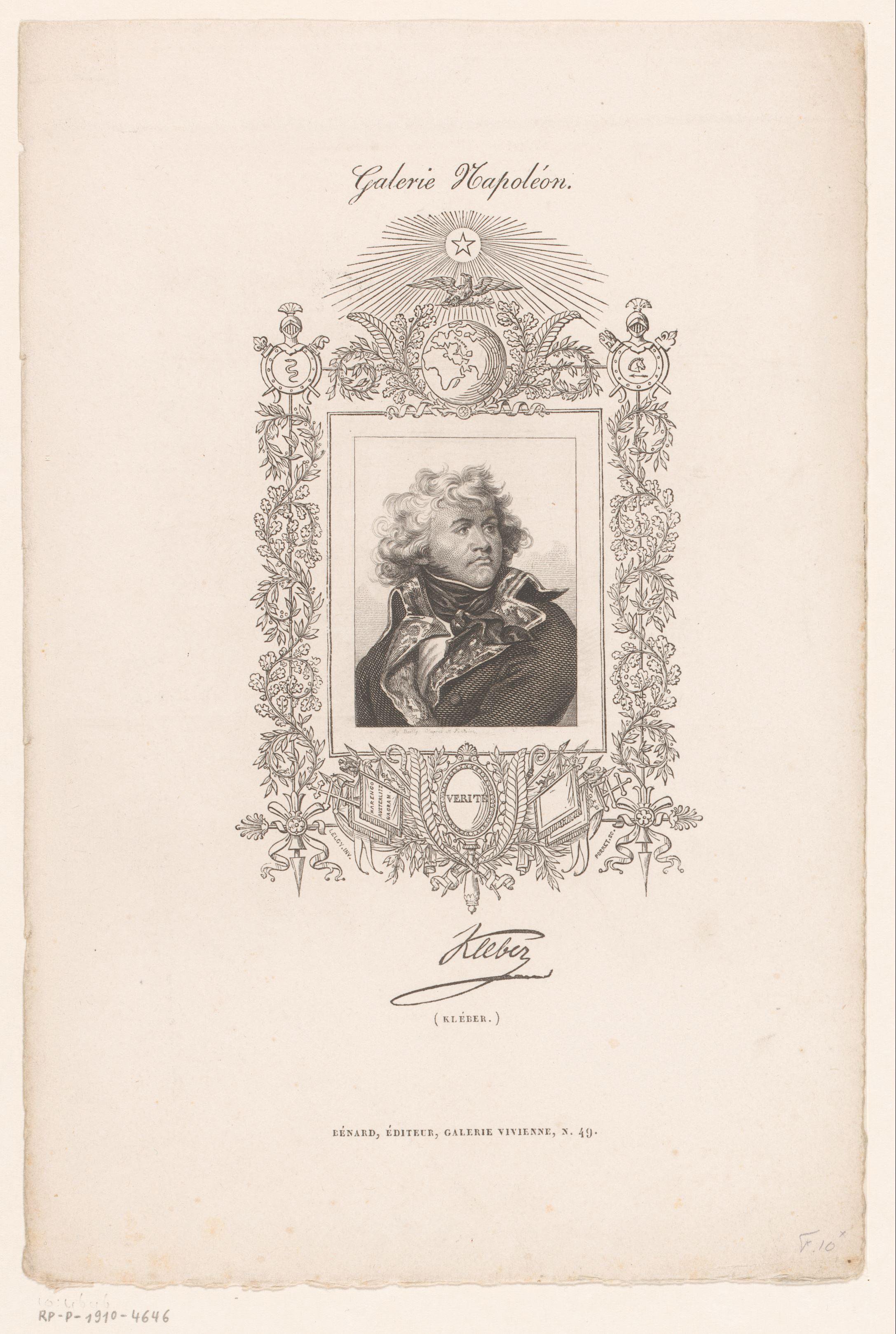Portret van Jean-Baptiste Kléber