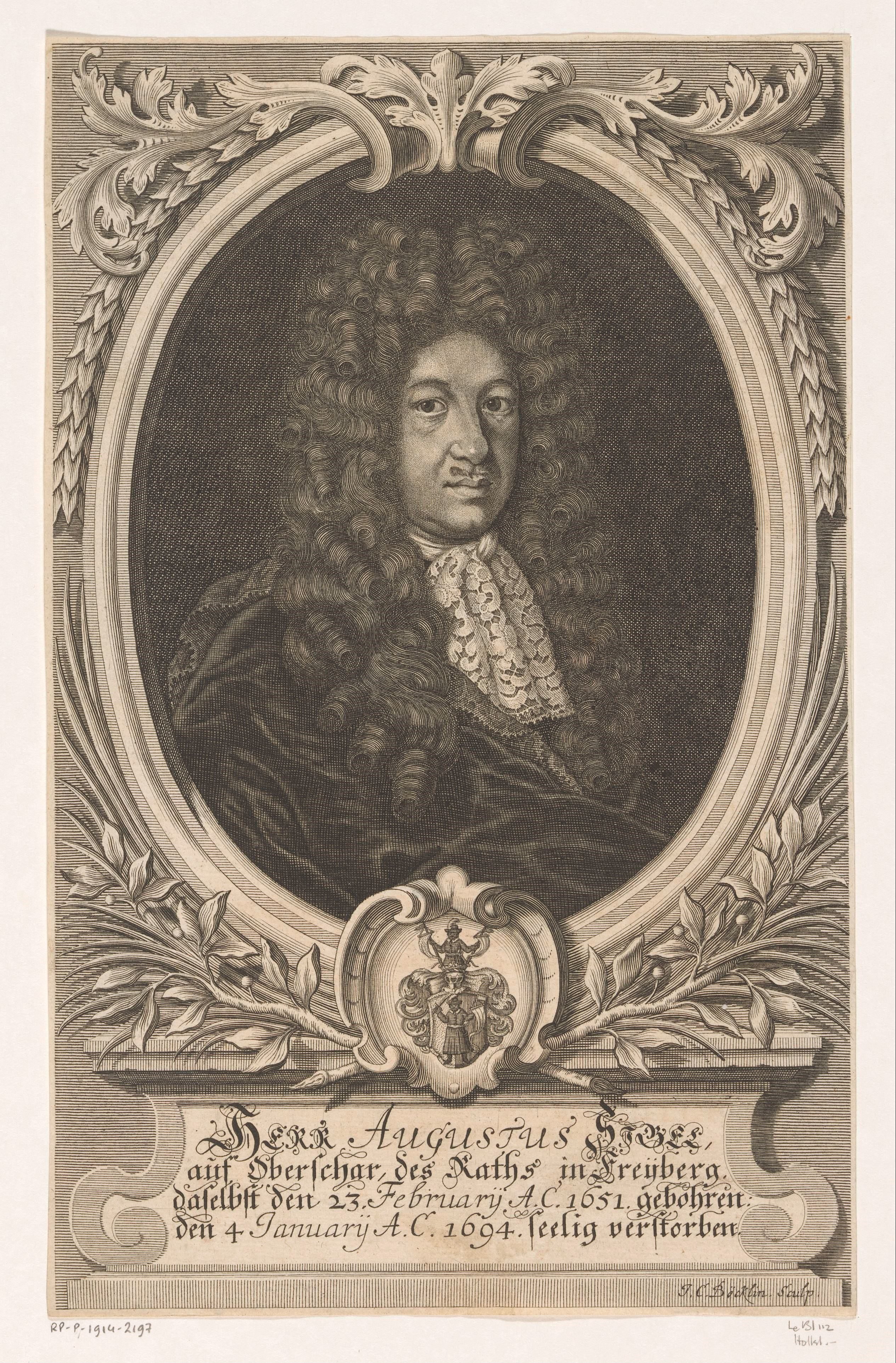 Portret van August Siegel