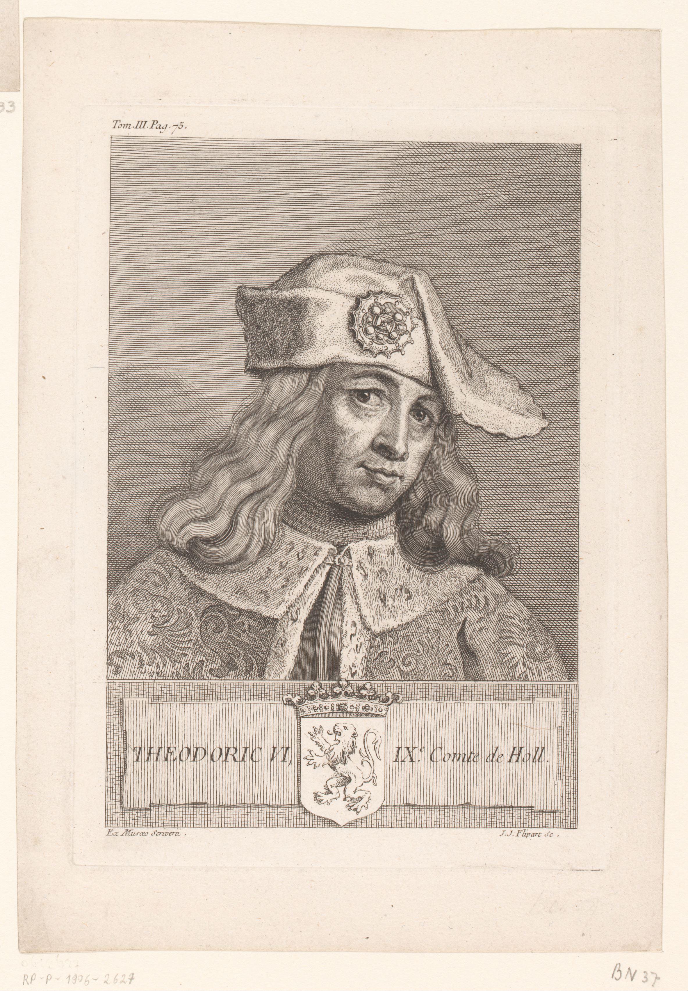 Portret van Dirk VI van Holland