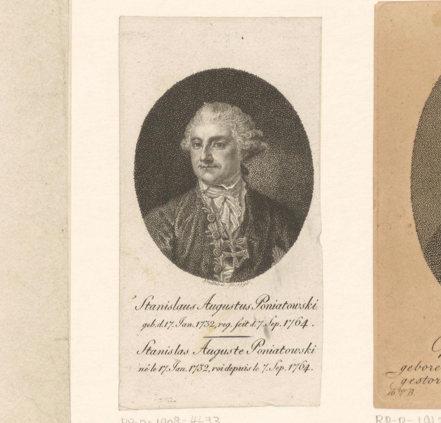 Portret van Stanislaw August Poniatowski, koning van Polen