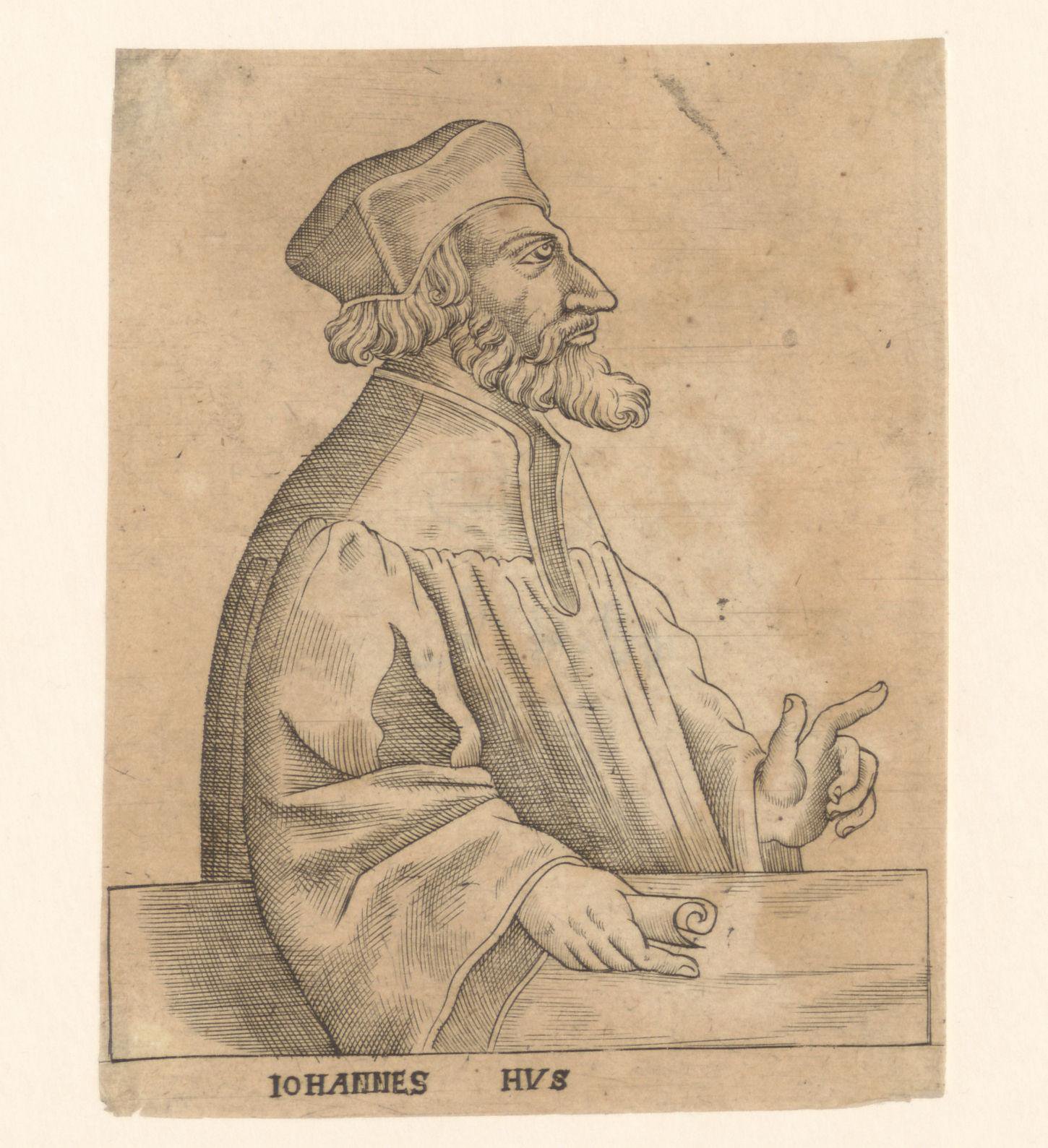 Portret van Johannes Hus