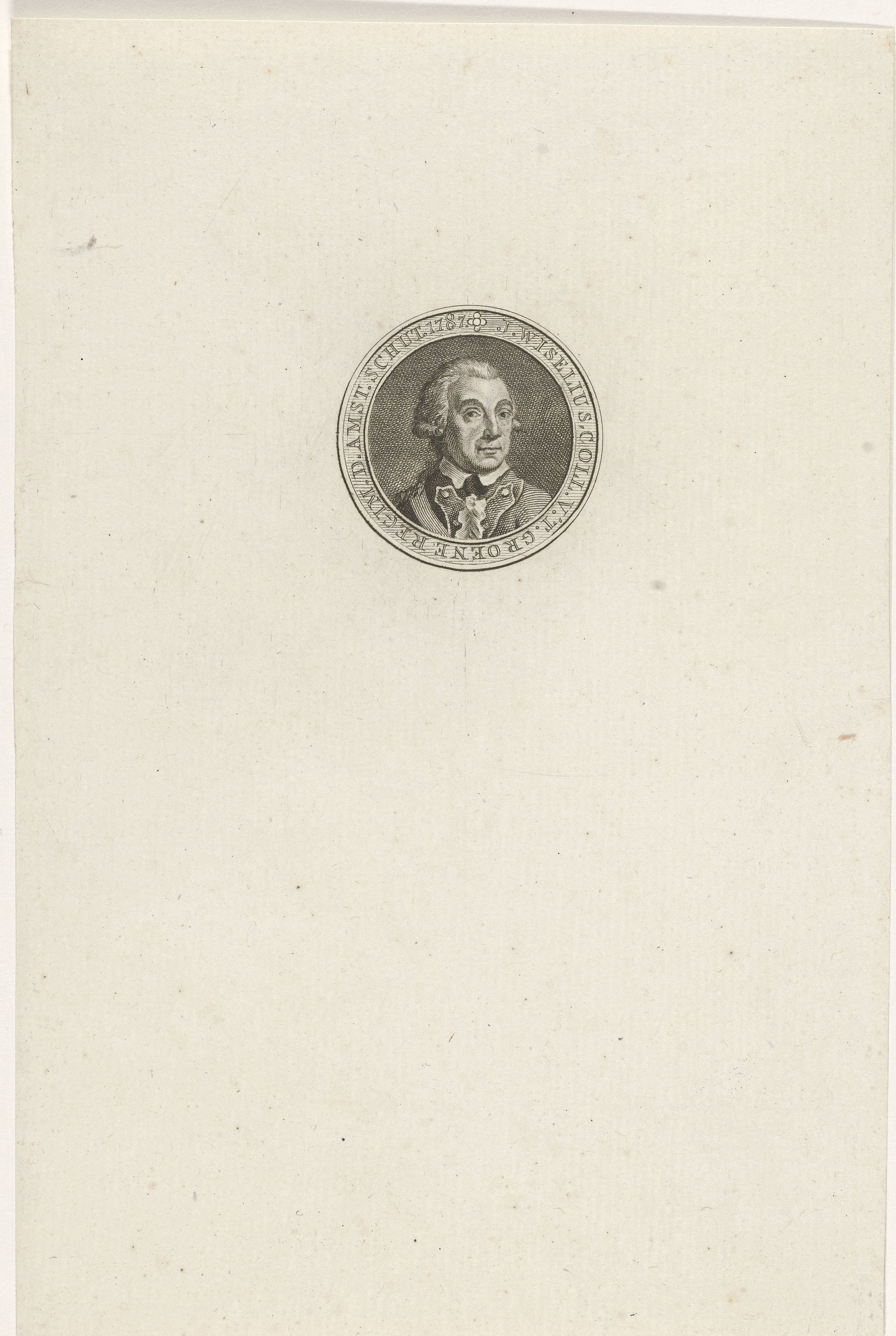 Portret van Iperus Wiselius