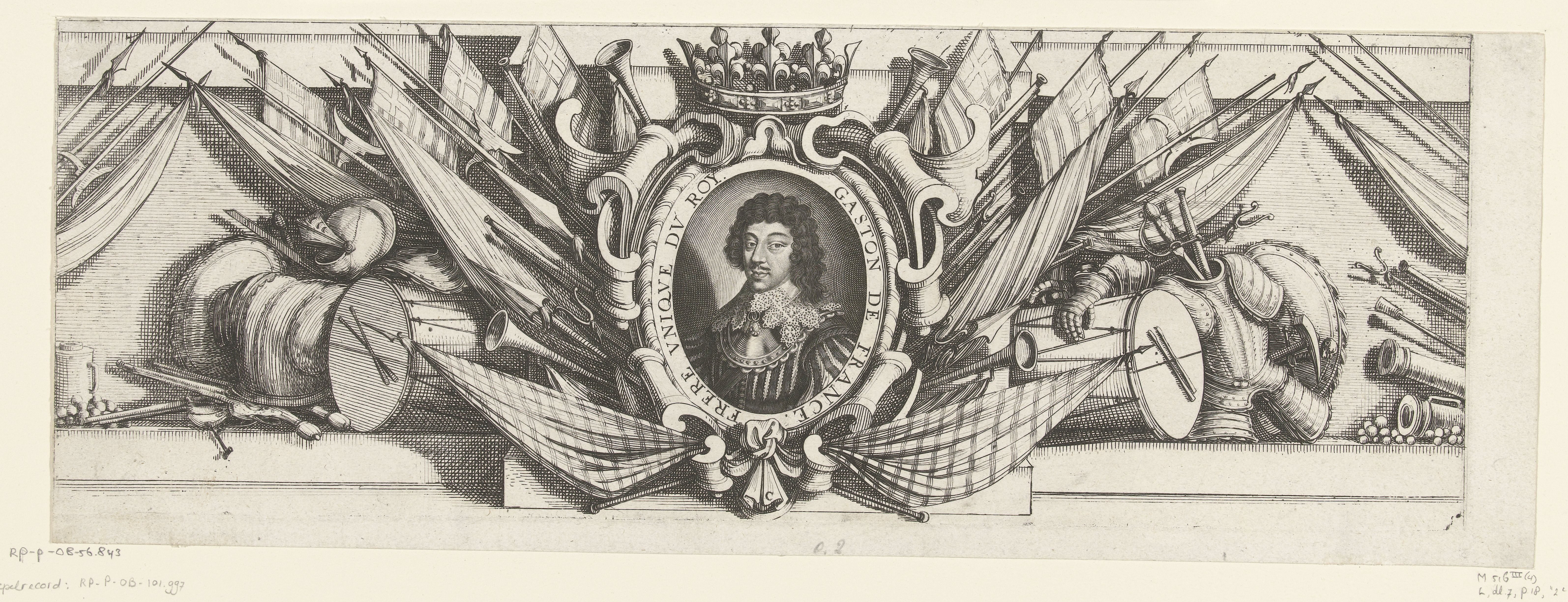 Beleg van La Rochelle, september 1627-oktober 1628 (randwerk, deel middenonder)