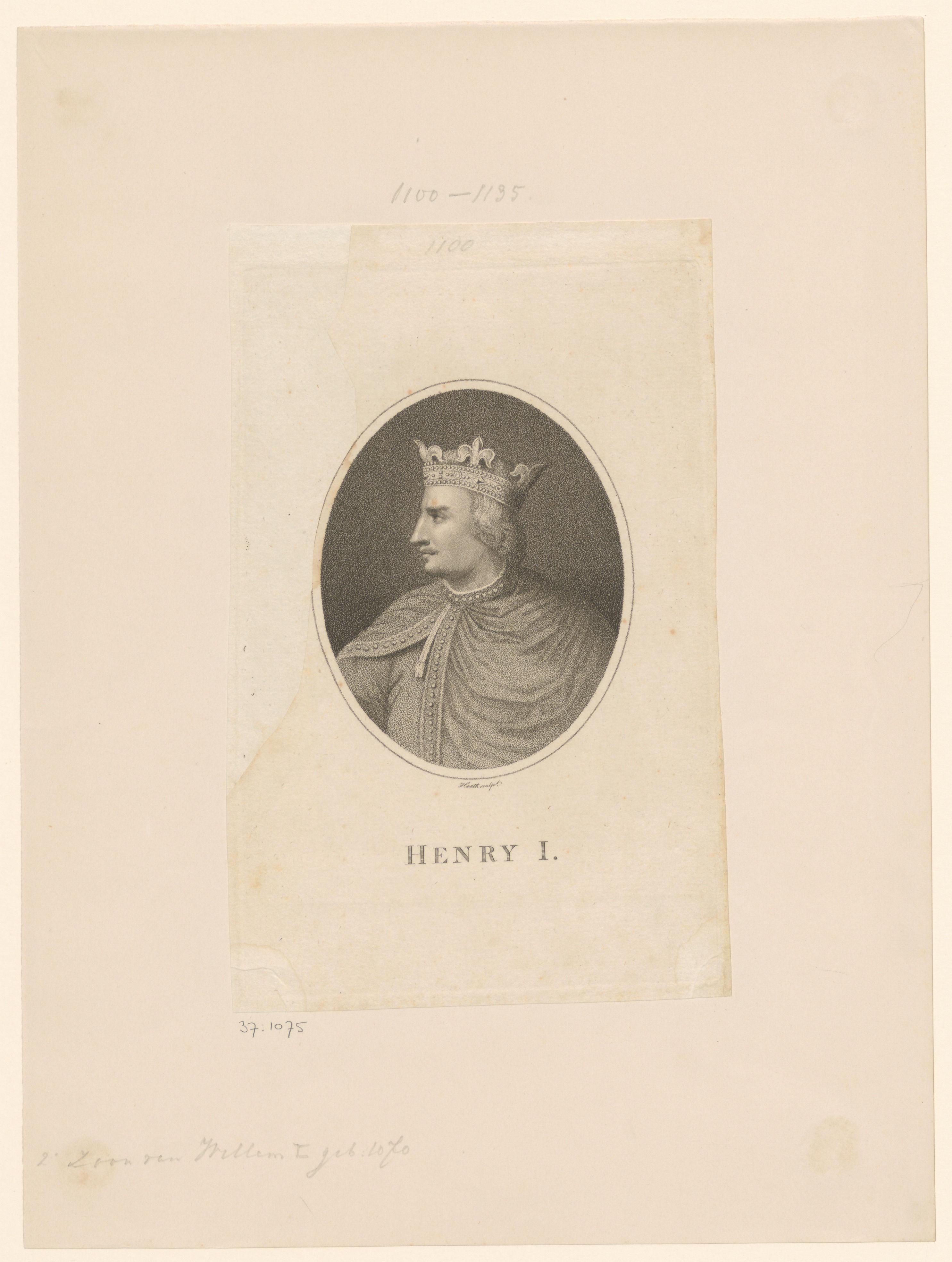 Portret van Hendrik I van Engeland