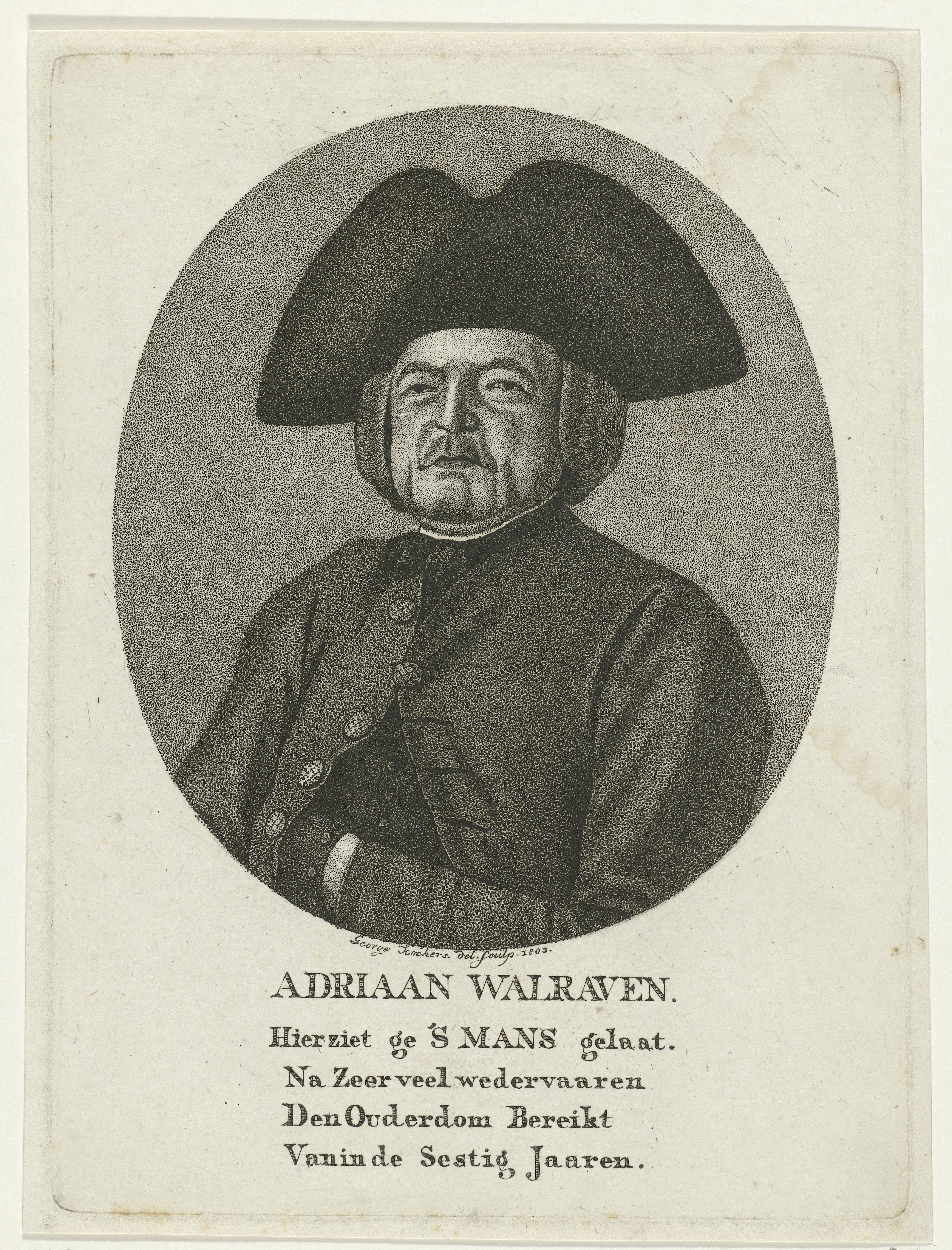 Portret van Adriaan Walraven