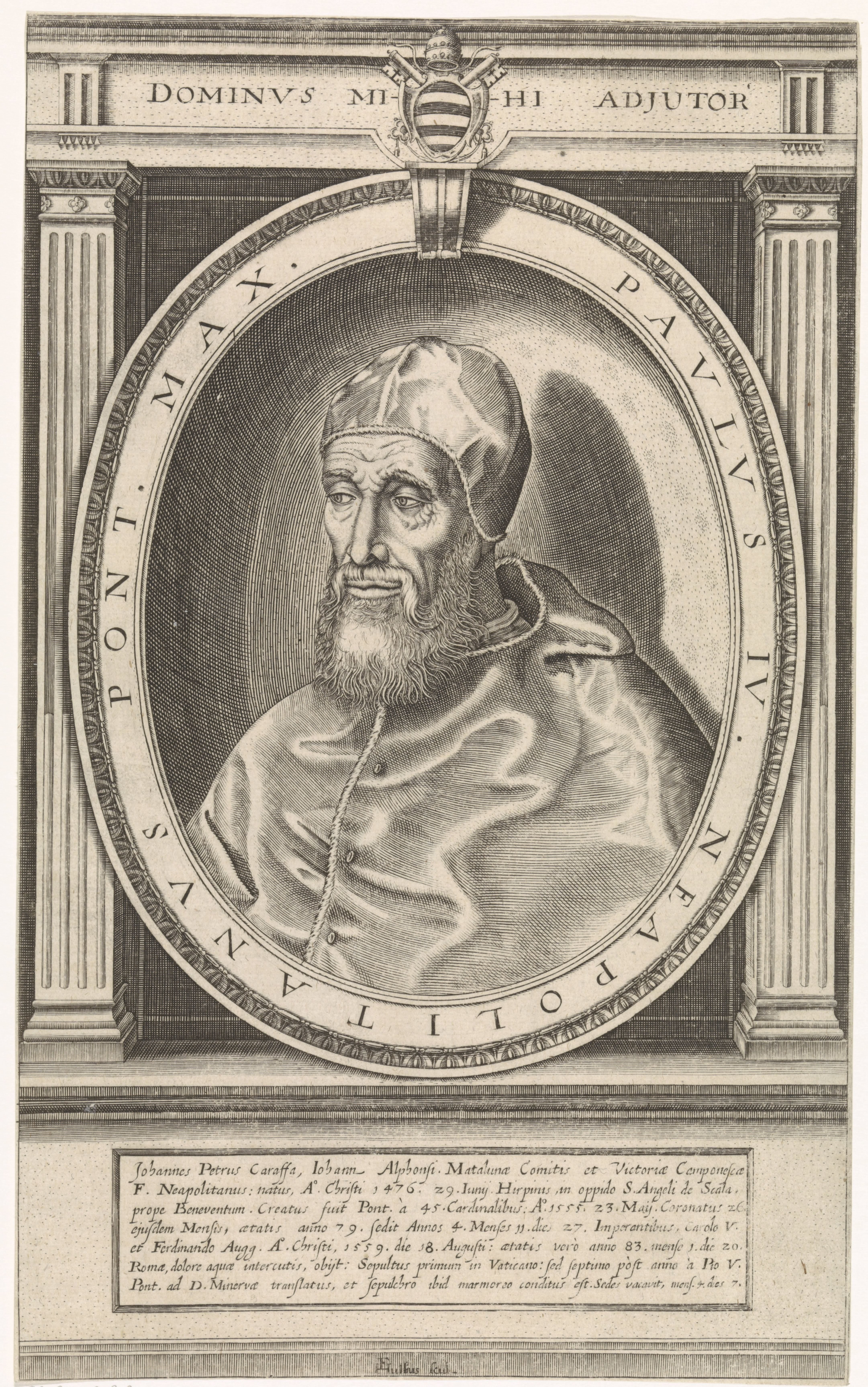 Portret van paus Paulus IV