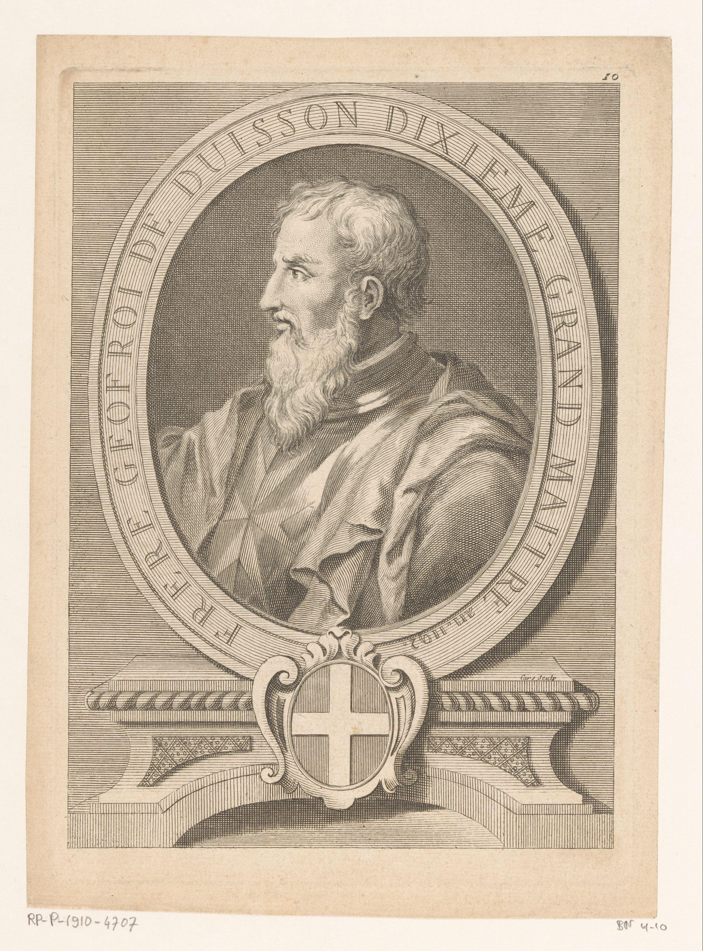 Portret van Geoffrey de Donjon