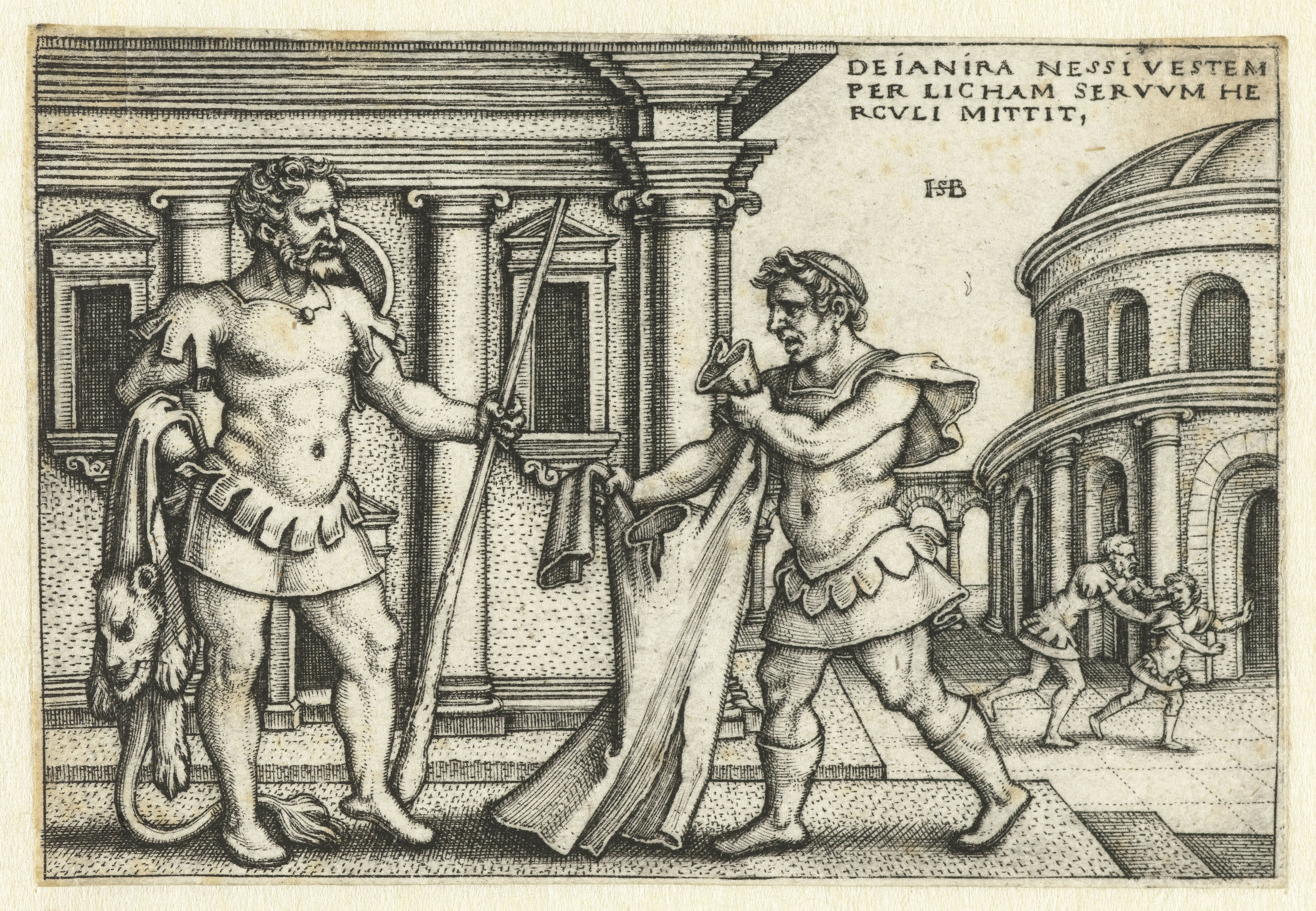 Lichas brengt Hercules het gewaad van Nessus