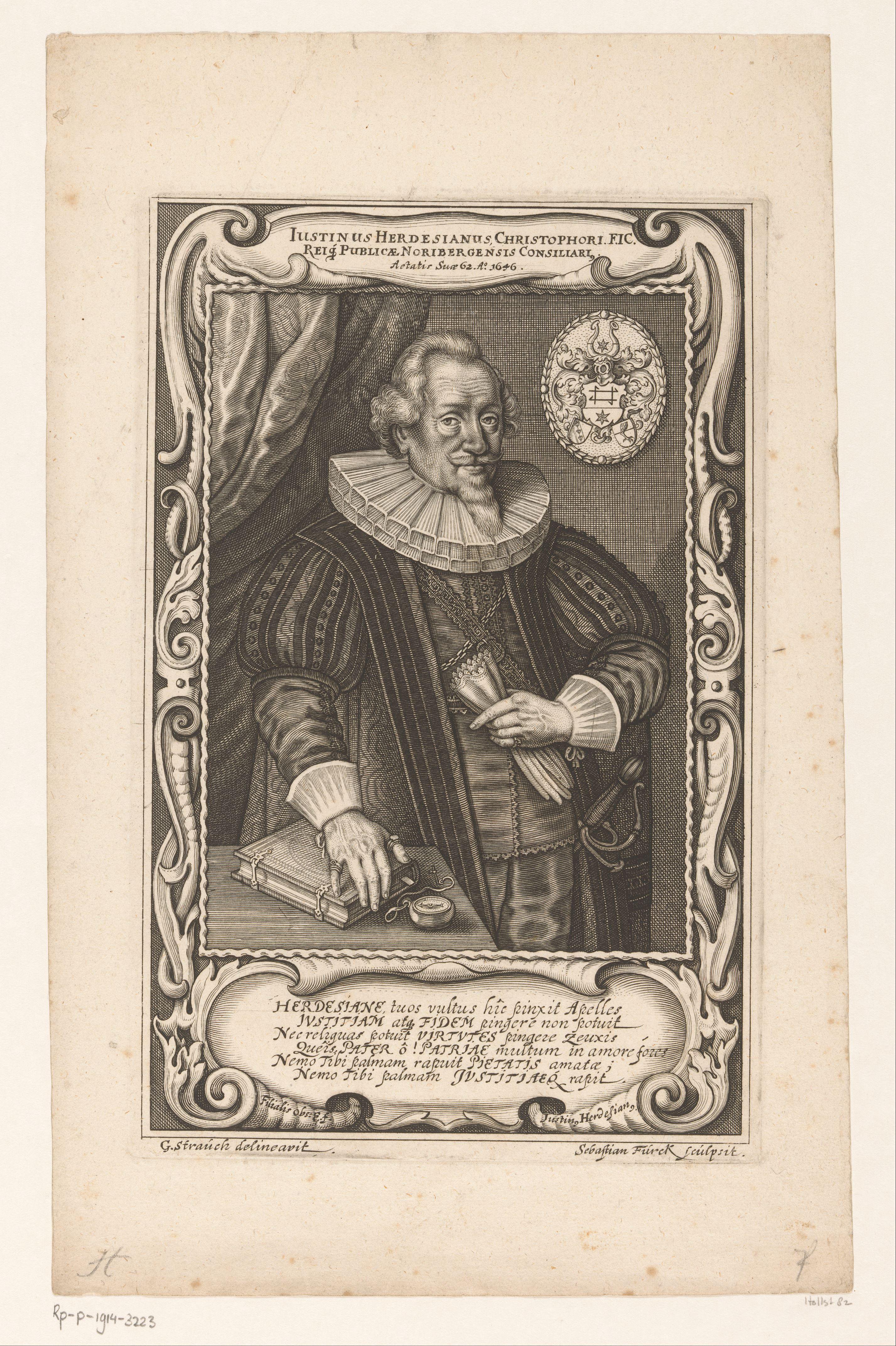 Portret van Justin Herdesian op 62-jarige leeftijd