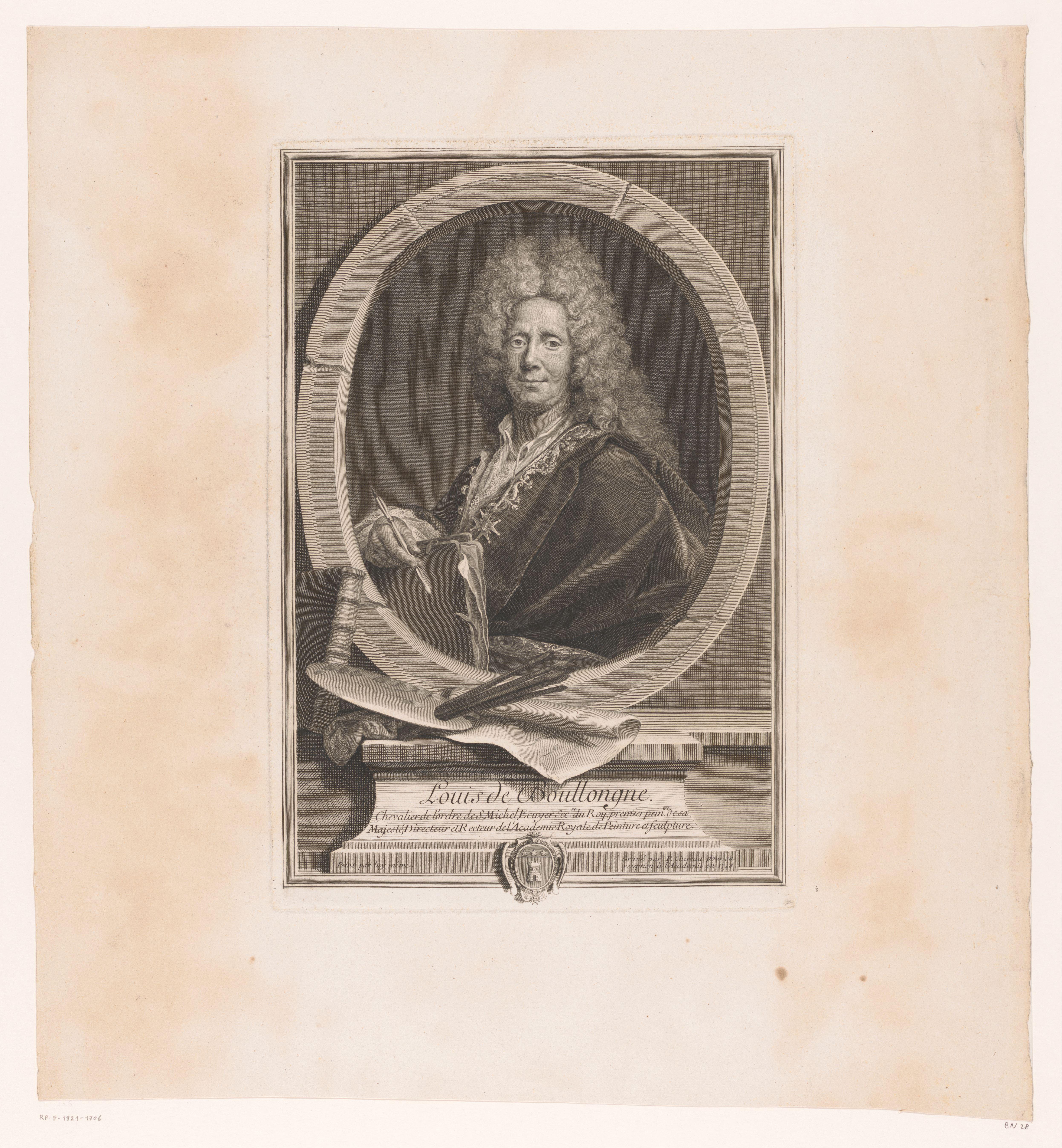 Portret van Louis de Boullogne