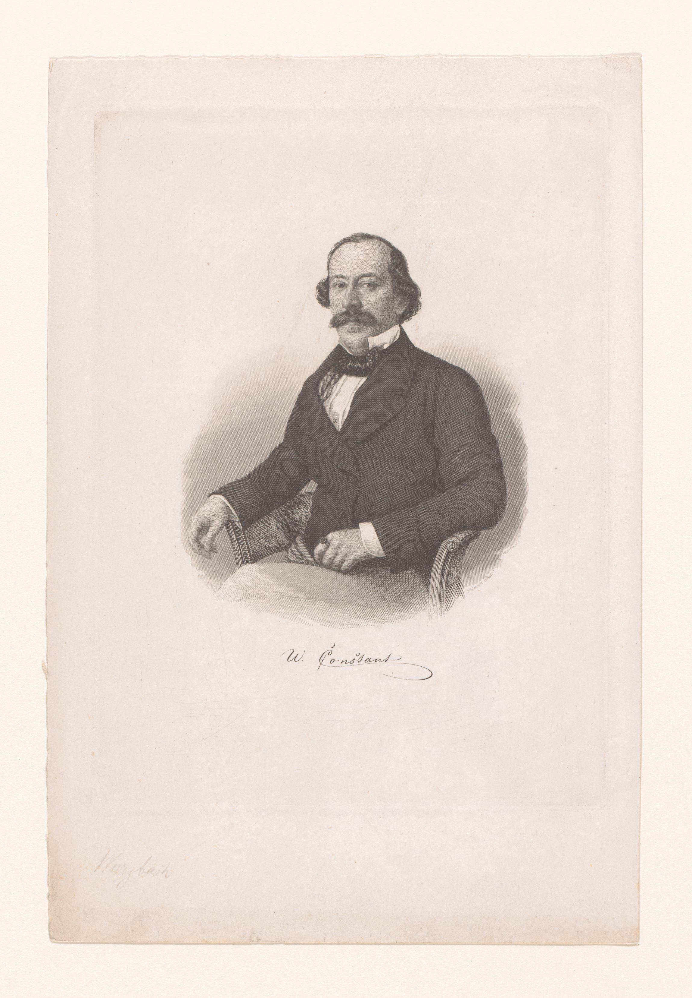 Portret van Constantin von Wurzbach