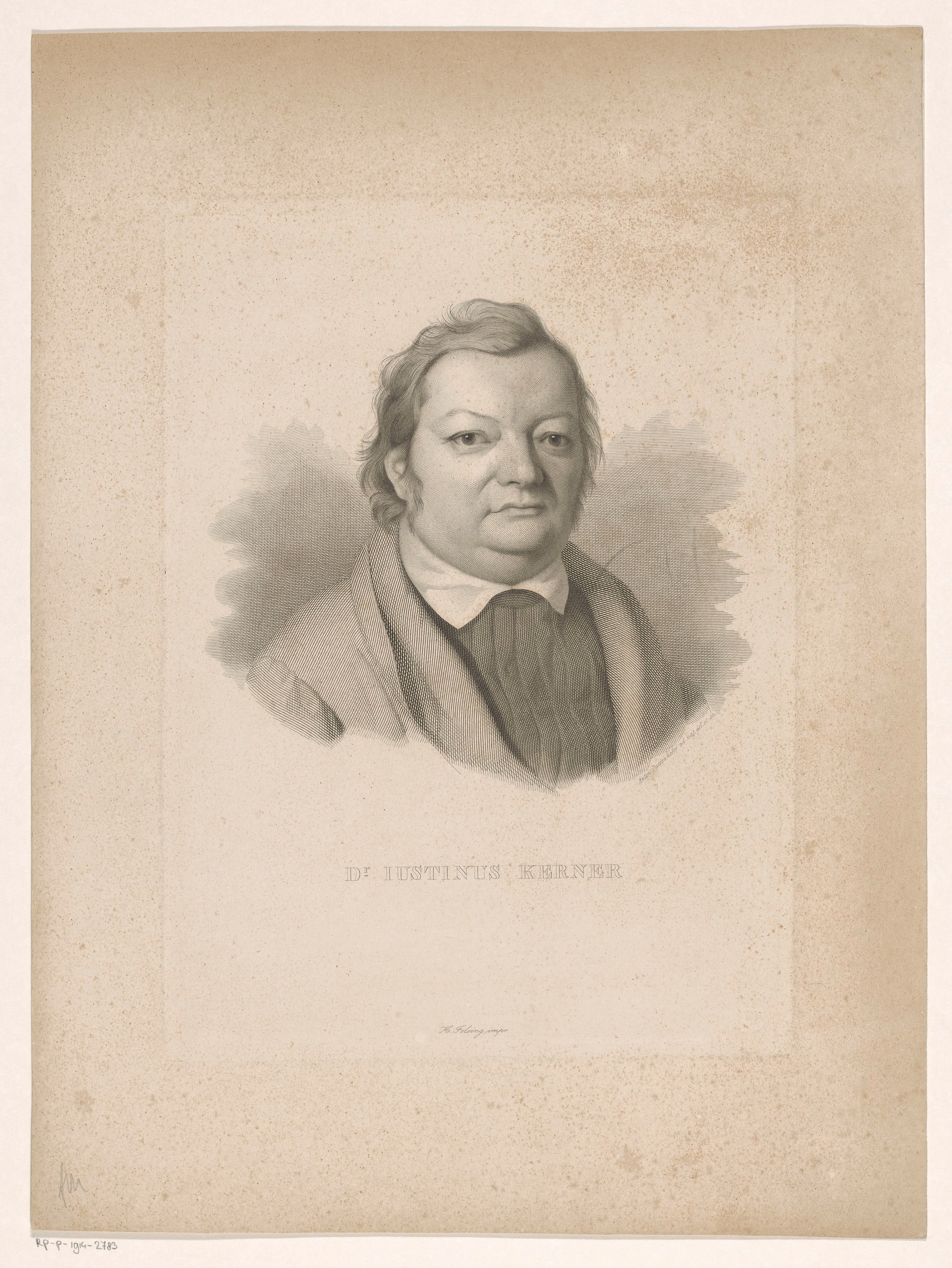 Portret van Justinus Kerner