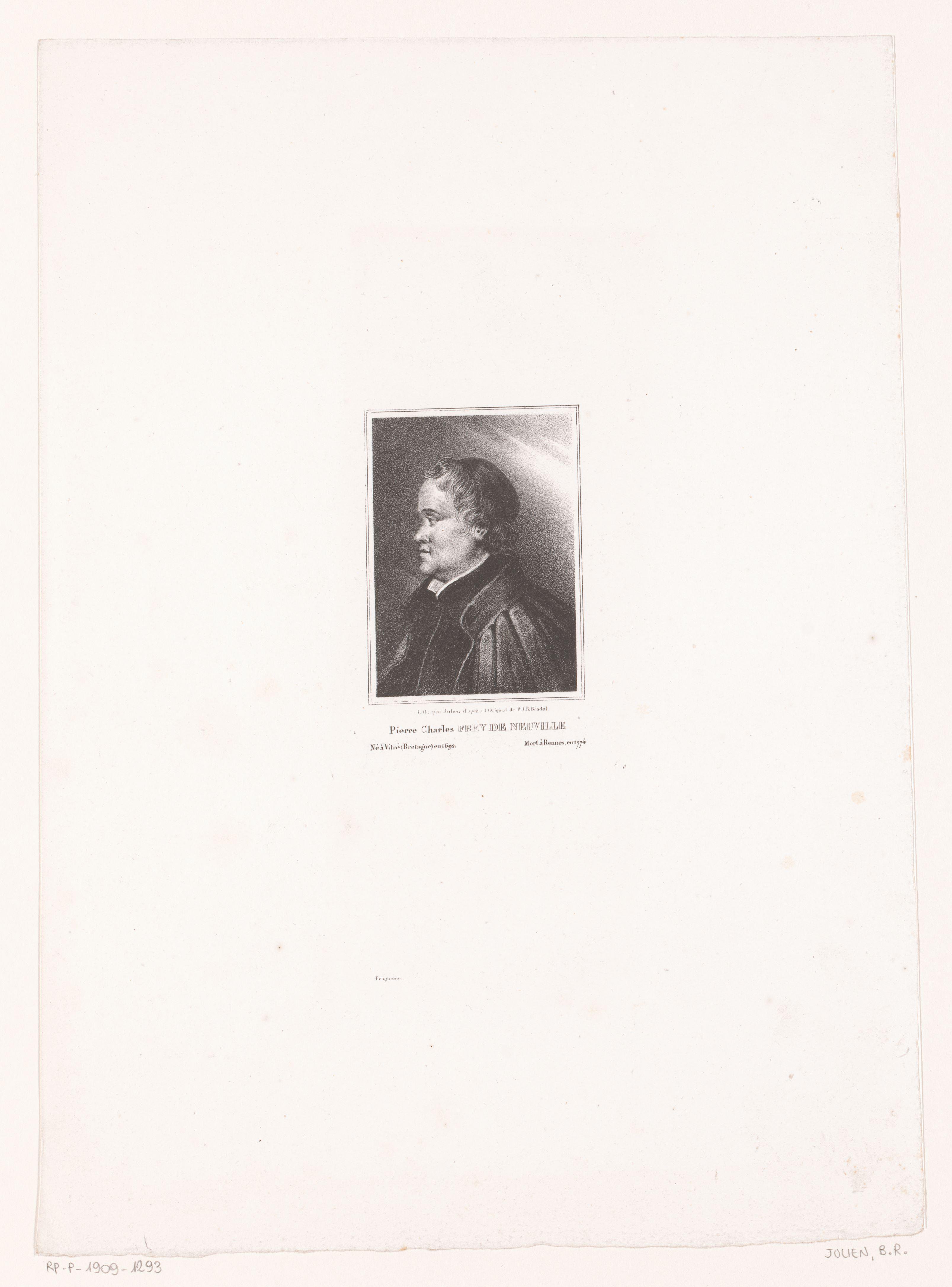 Portret van Charles Frey de Neuville