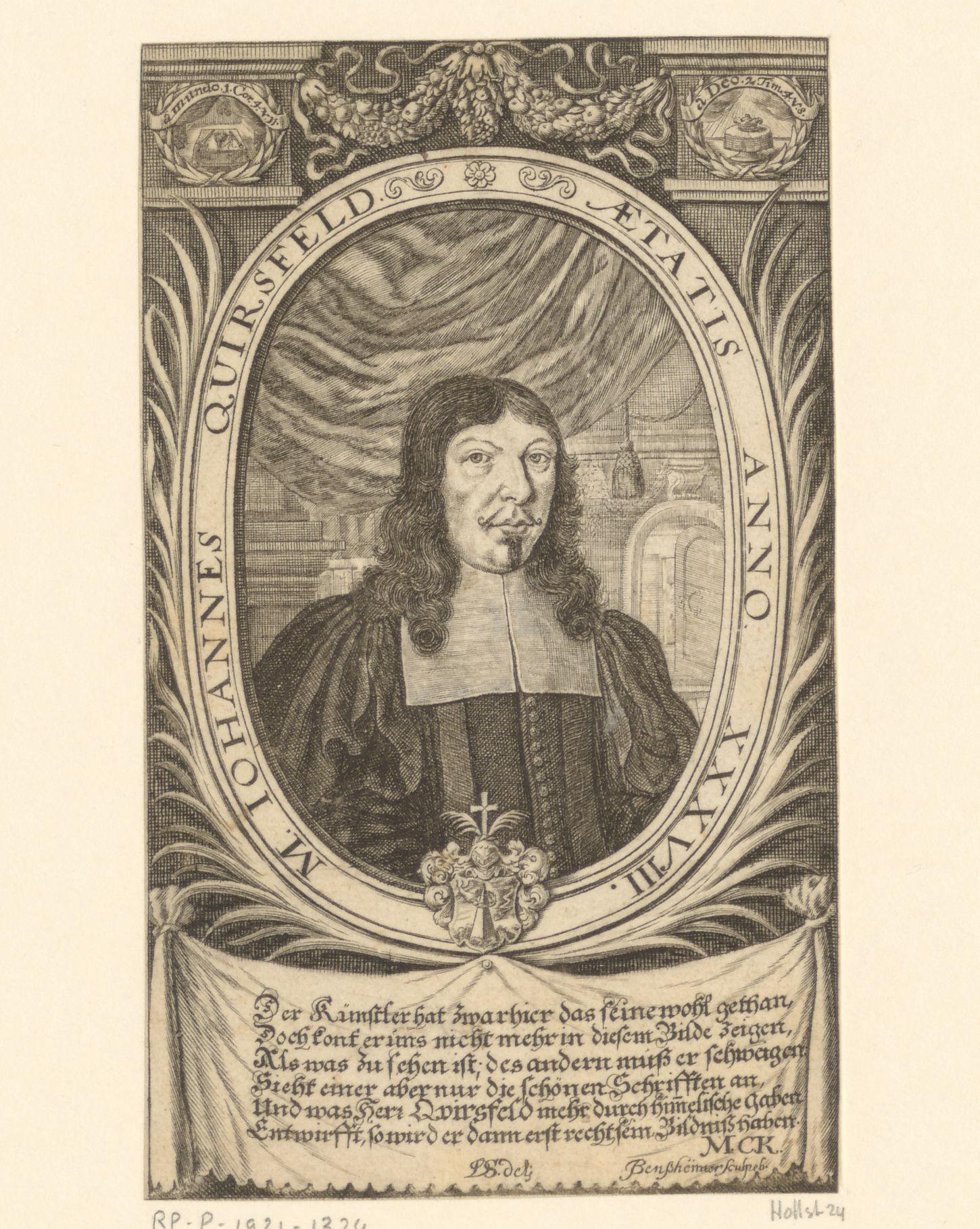 Portret van Johann Quirsfeld