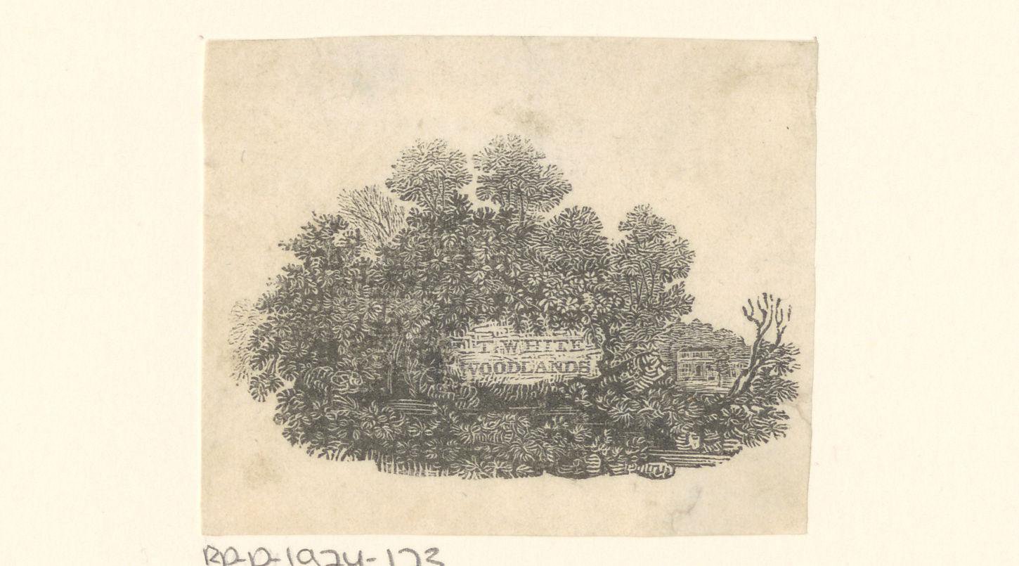Ex libris van T. White