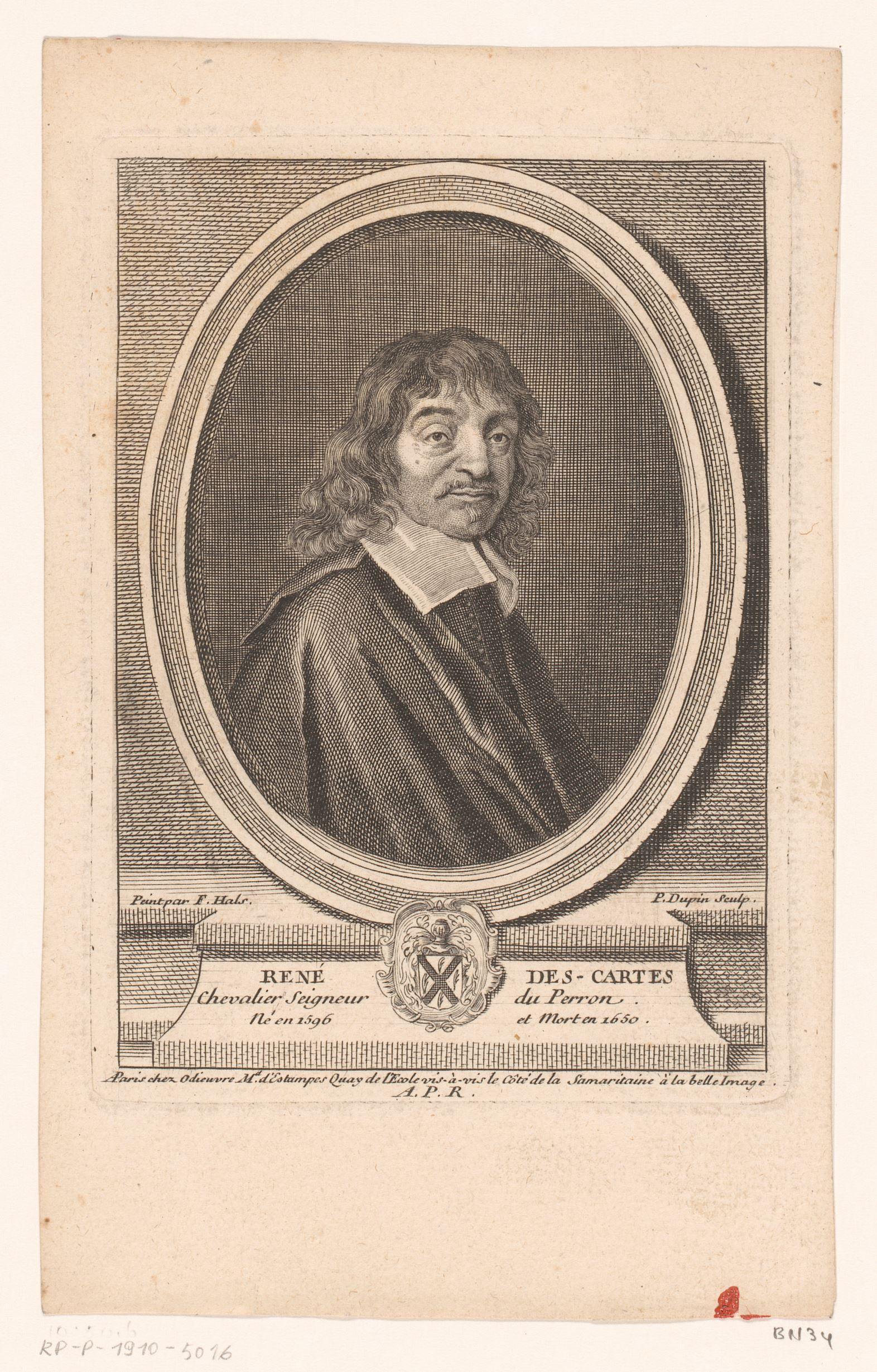 Portret van René Descartes