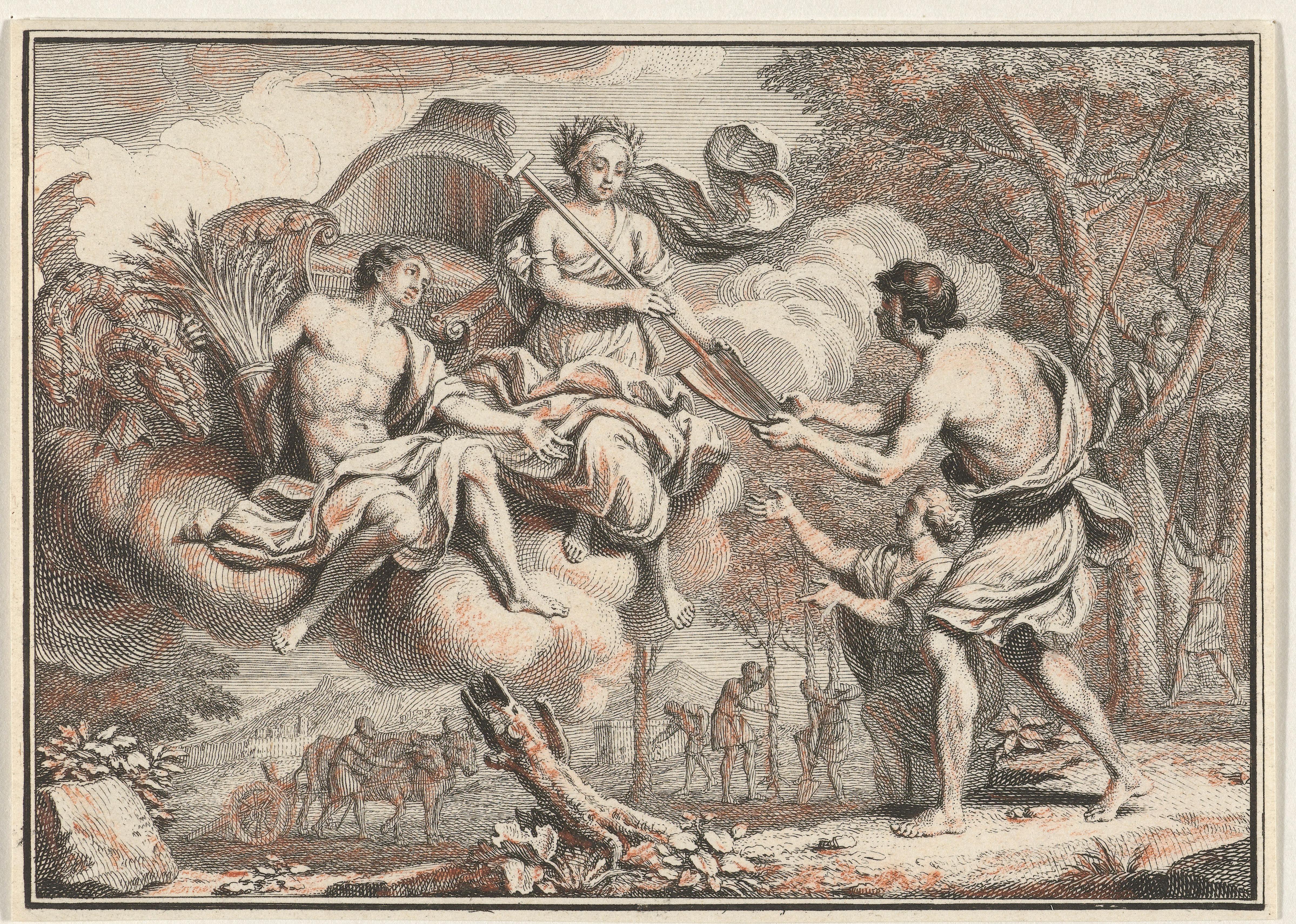 Ceres verschijnt aan de boeren