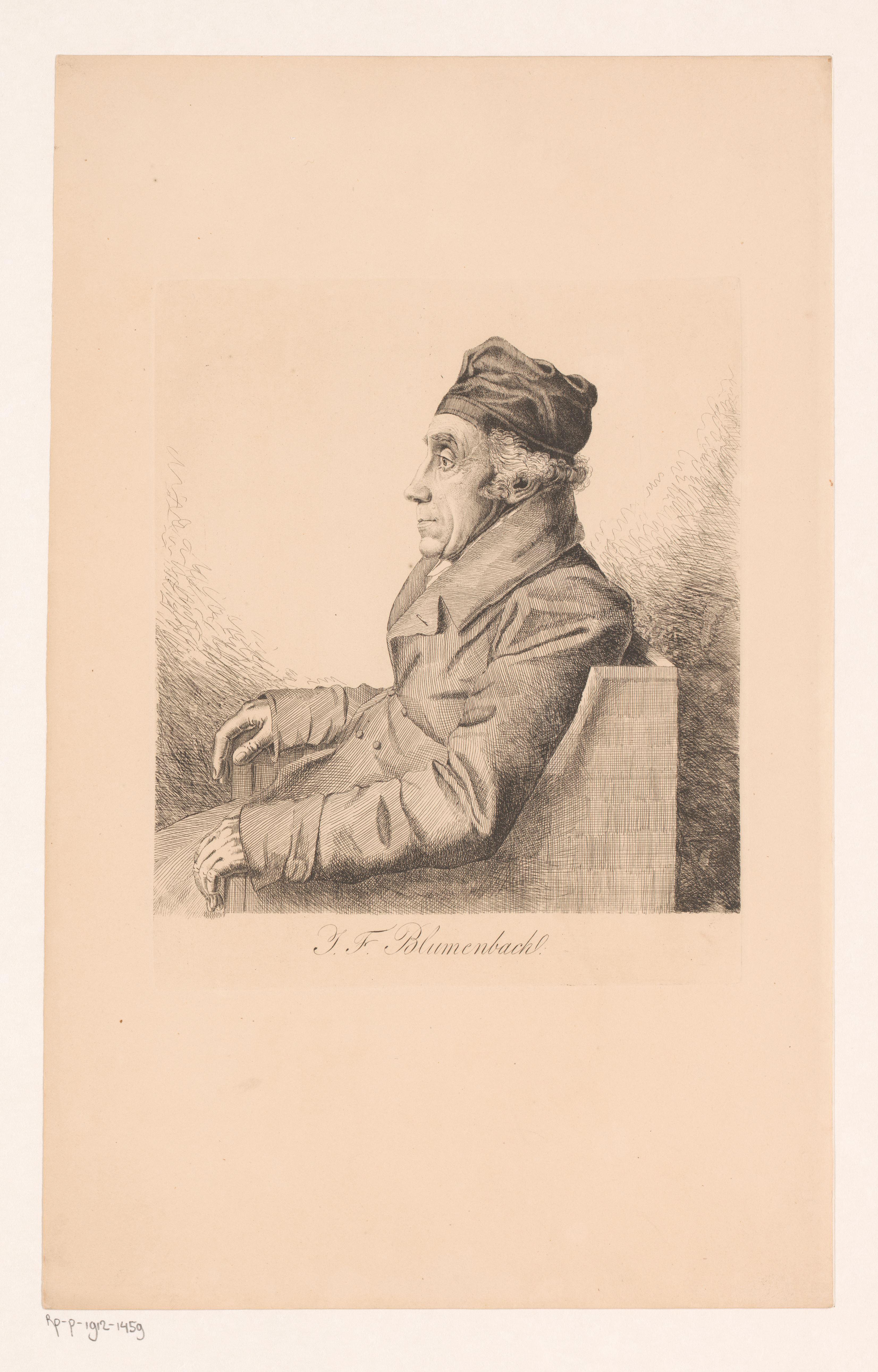Portret van Johann Friedrich Blumenbach