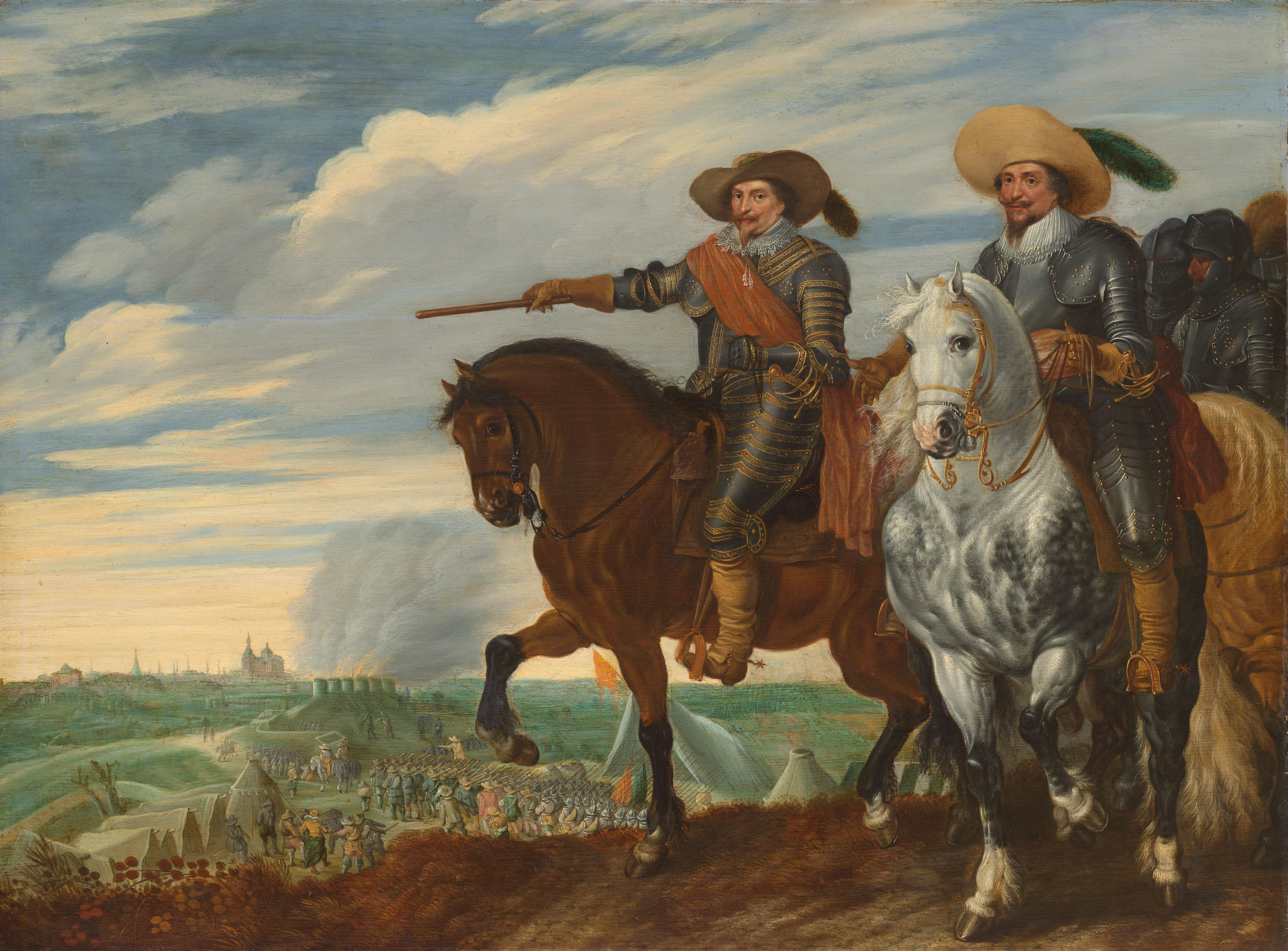 Frederick Henry and Ernst Casimir of Nassau-Dietz at the Siege of ’s Hertogenbosch