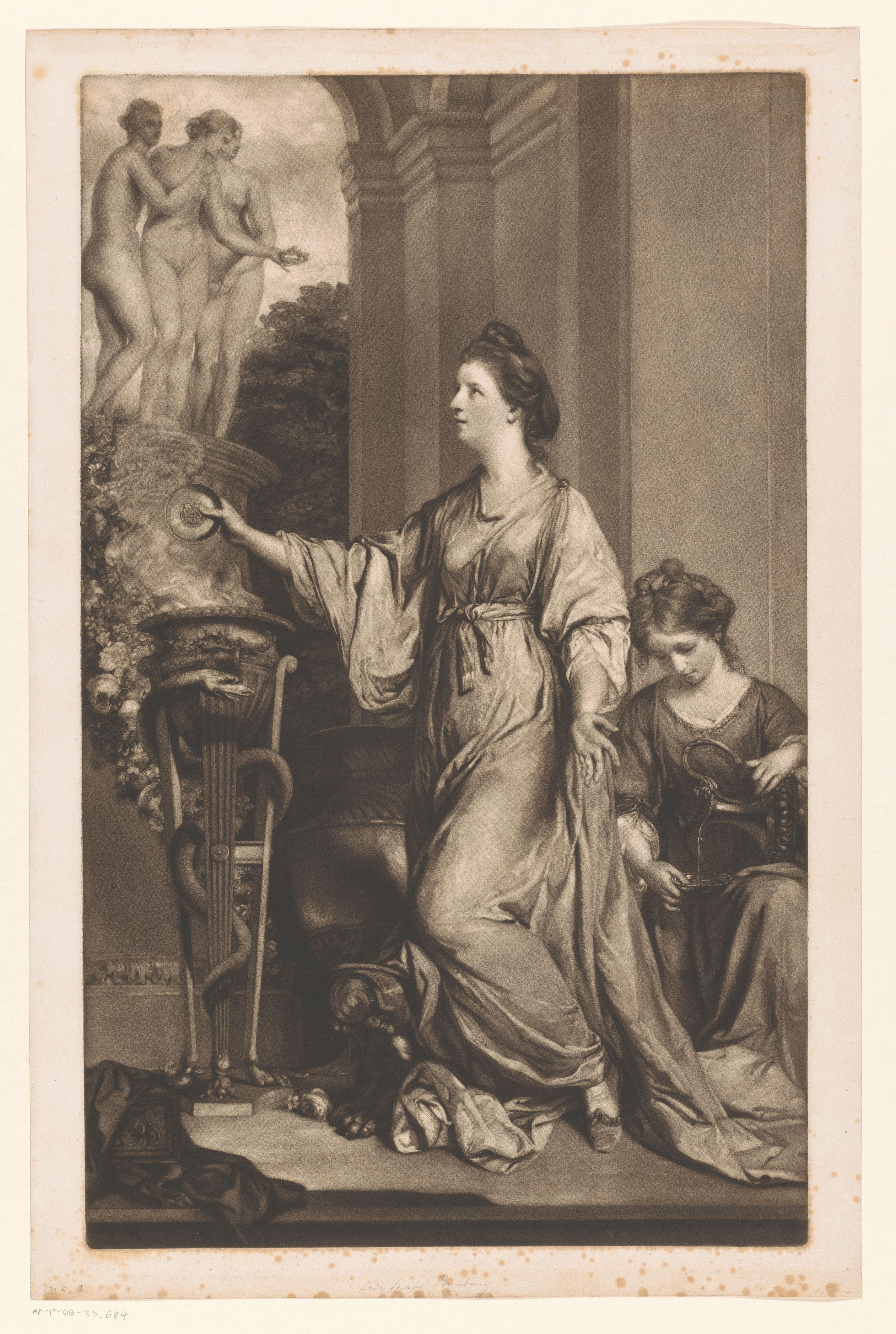 Portret van Sarah Lennox