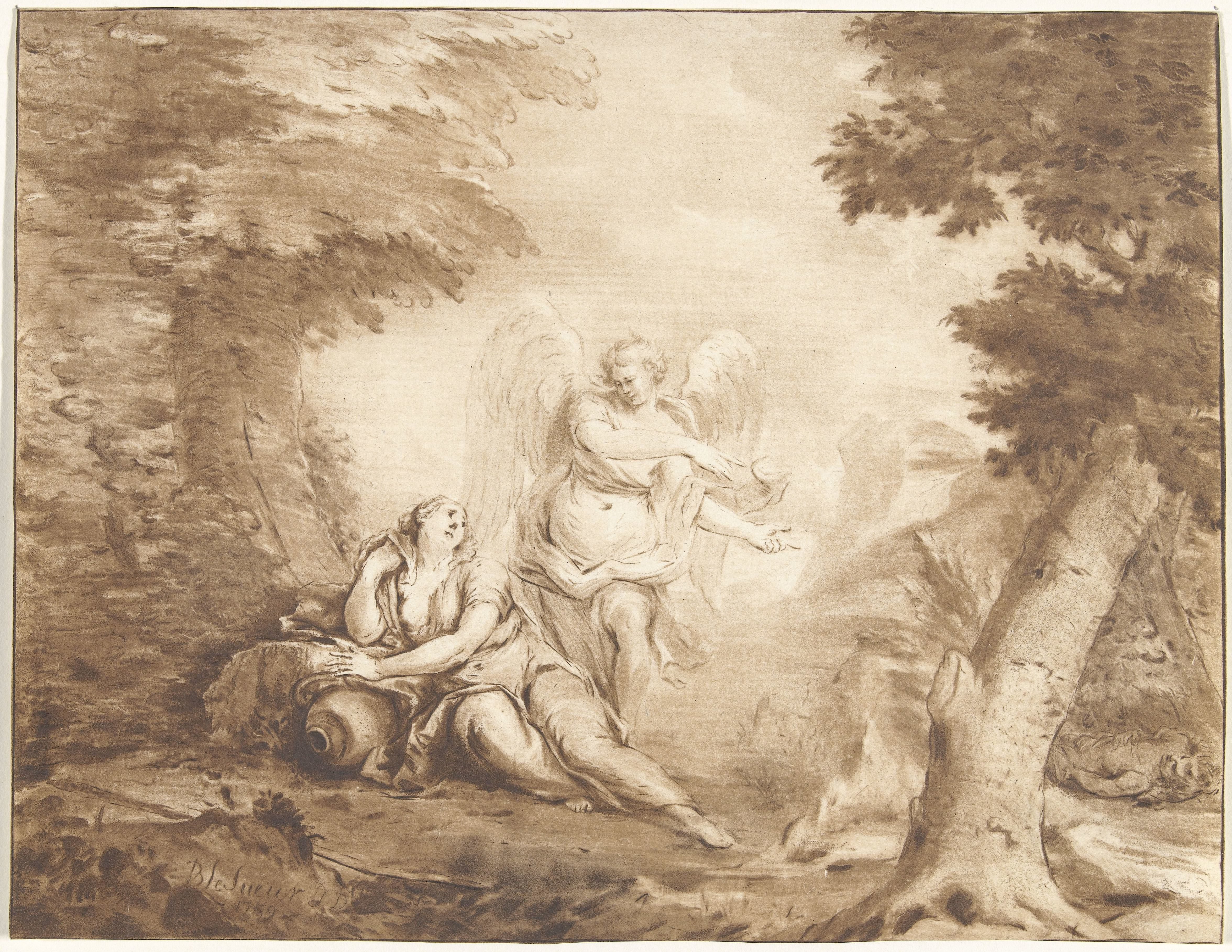 Hagar in de woestijn