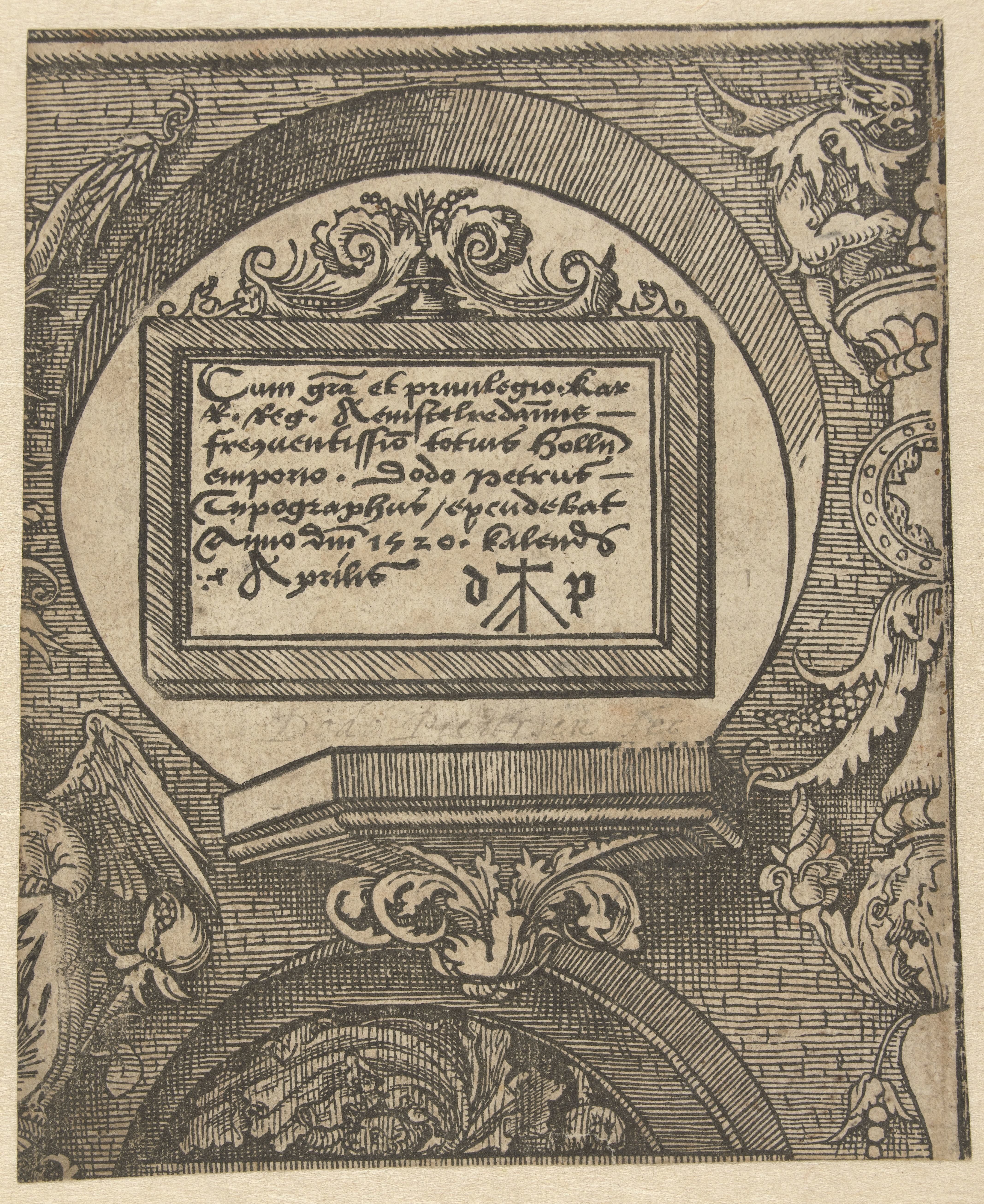 Adres van de drukker