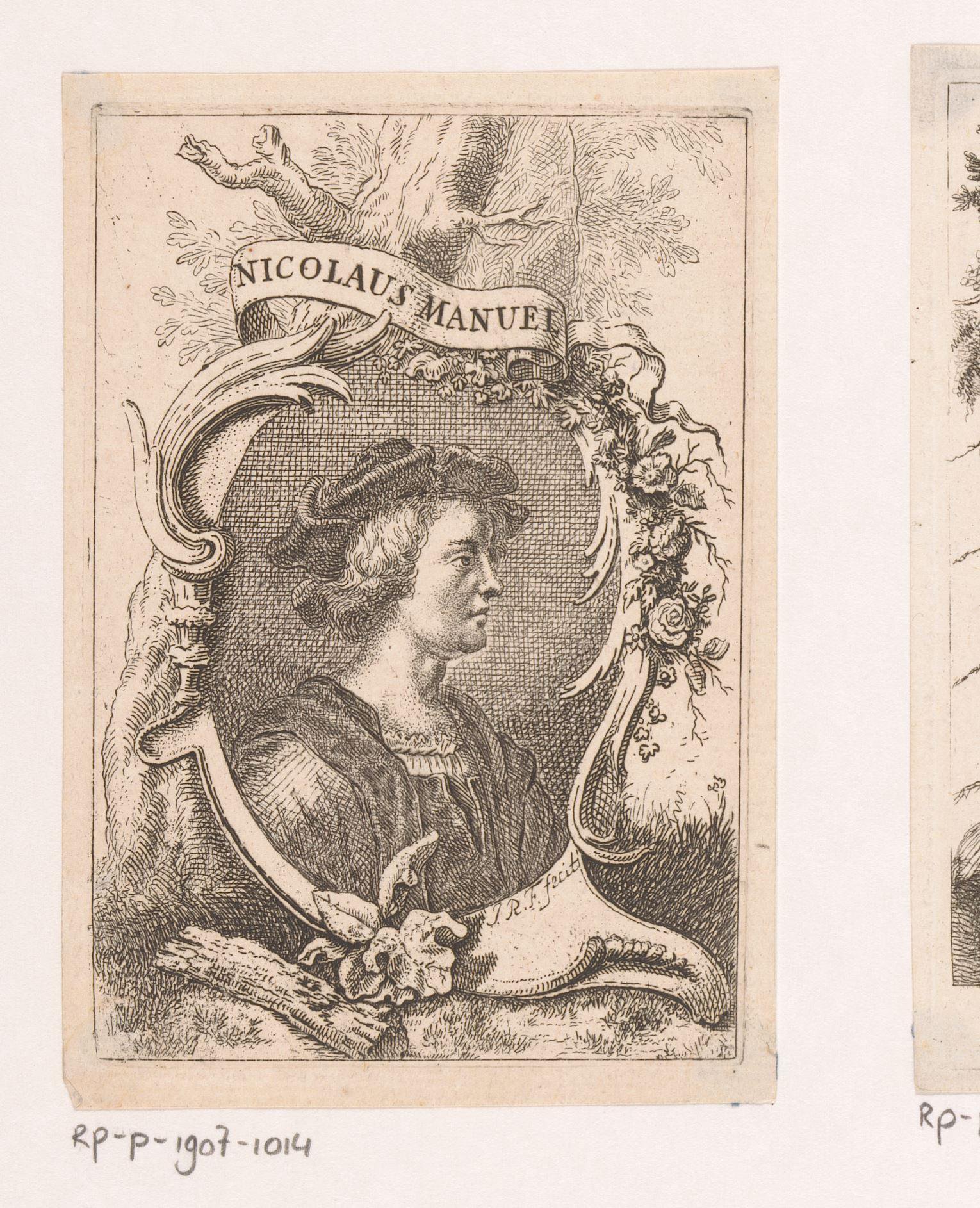 Portret van Niklaus Manuel