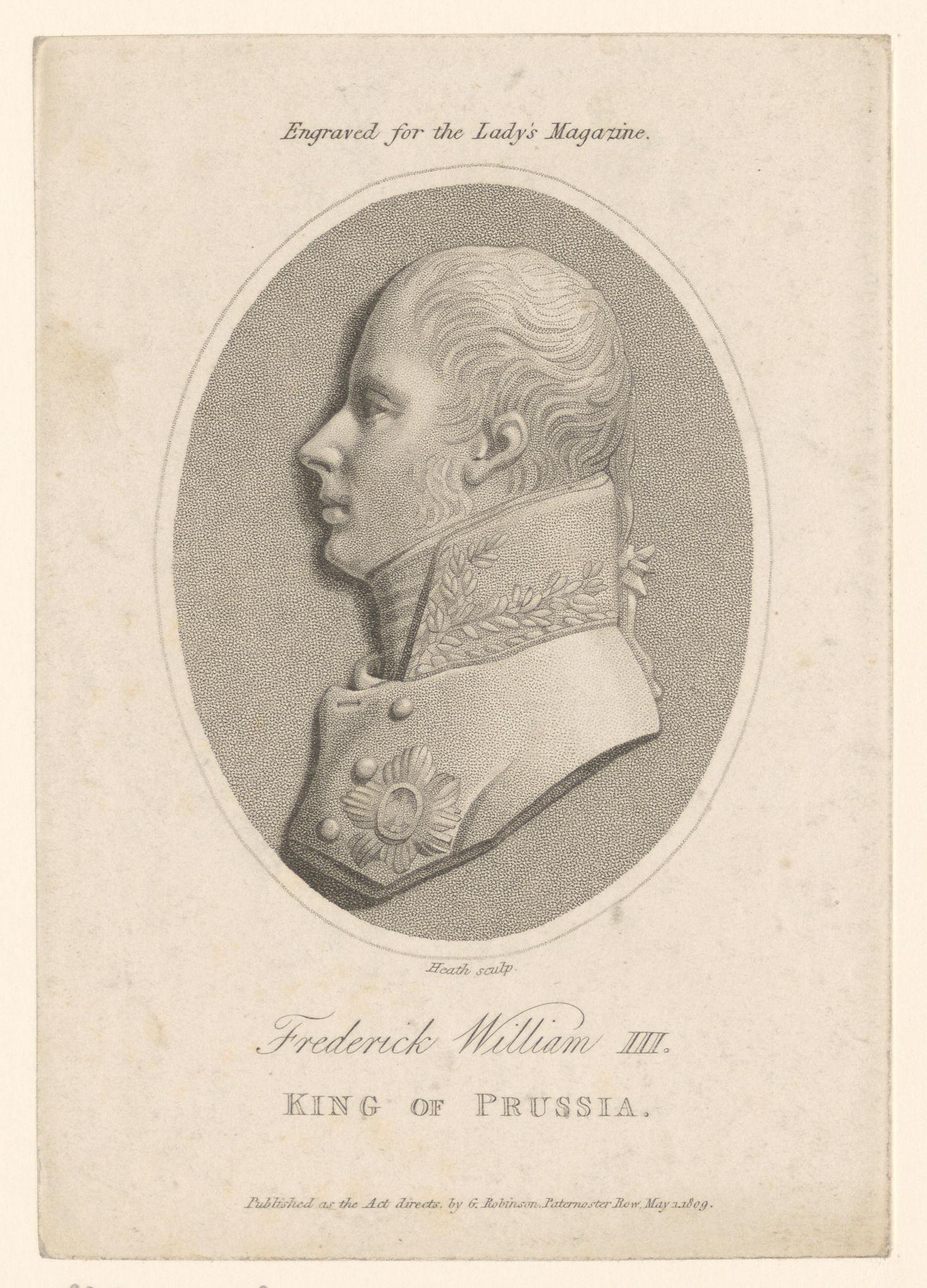 Portret van Frederik Willem III van Pruisen