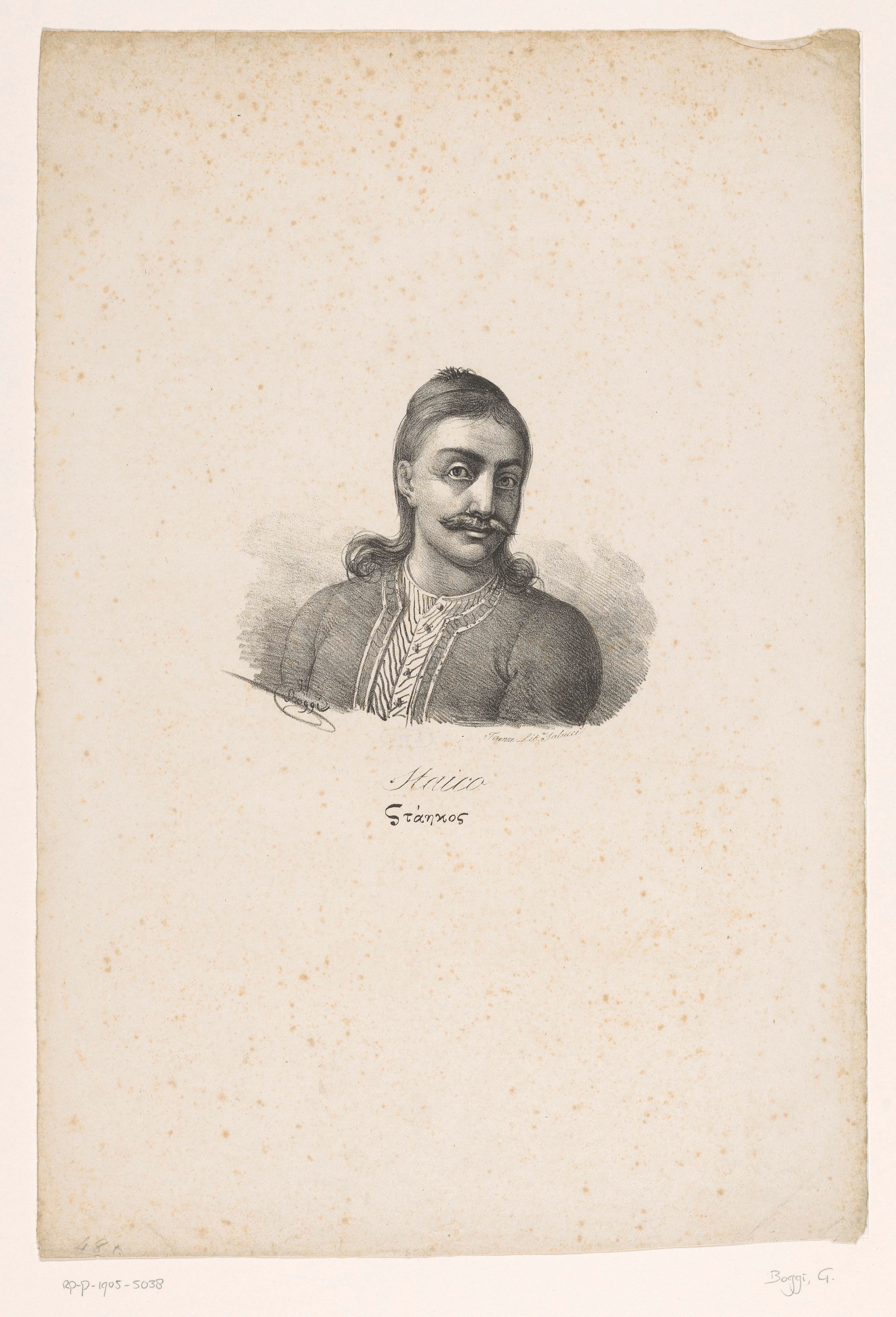 Portret van Staikos Staikopoulos