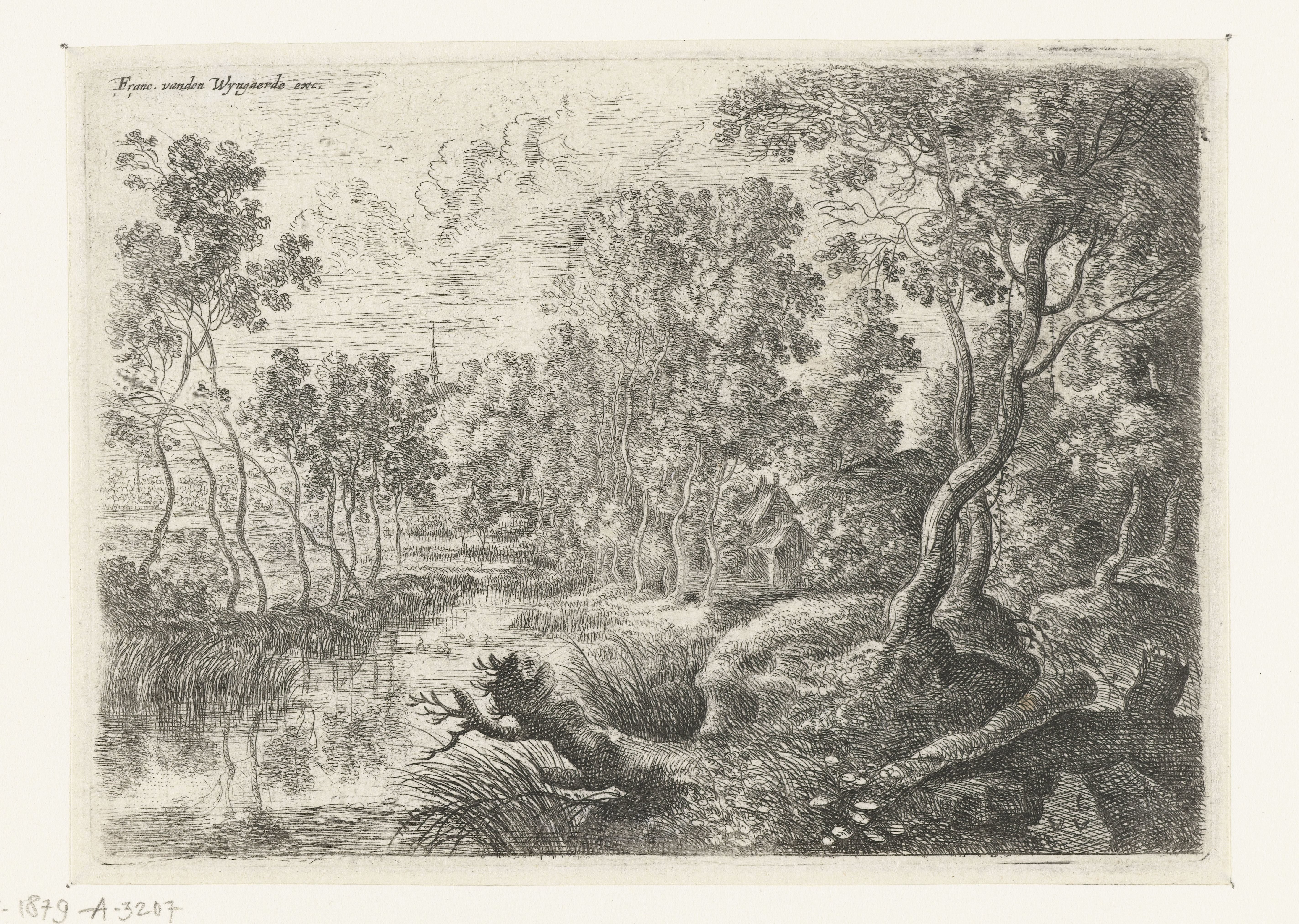 Landschap met een beek