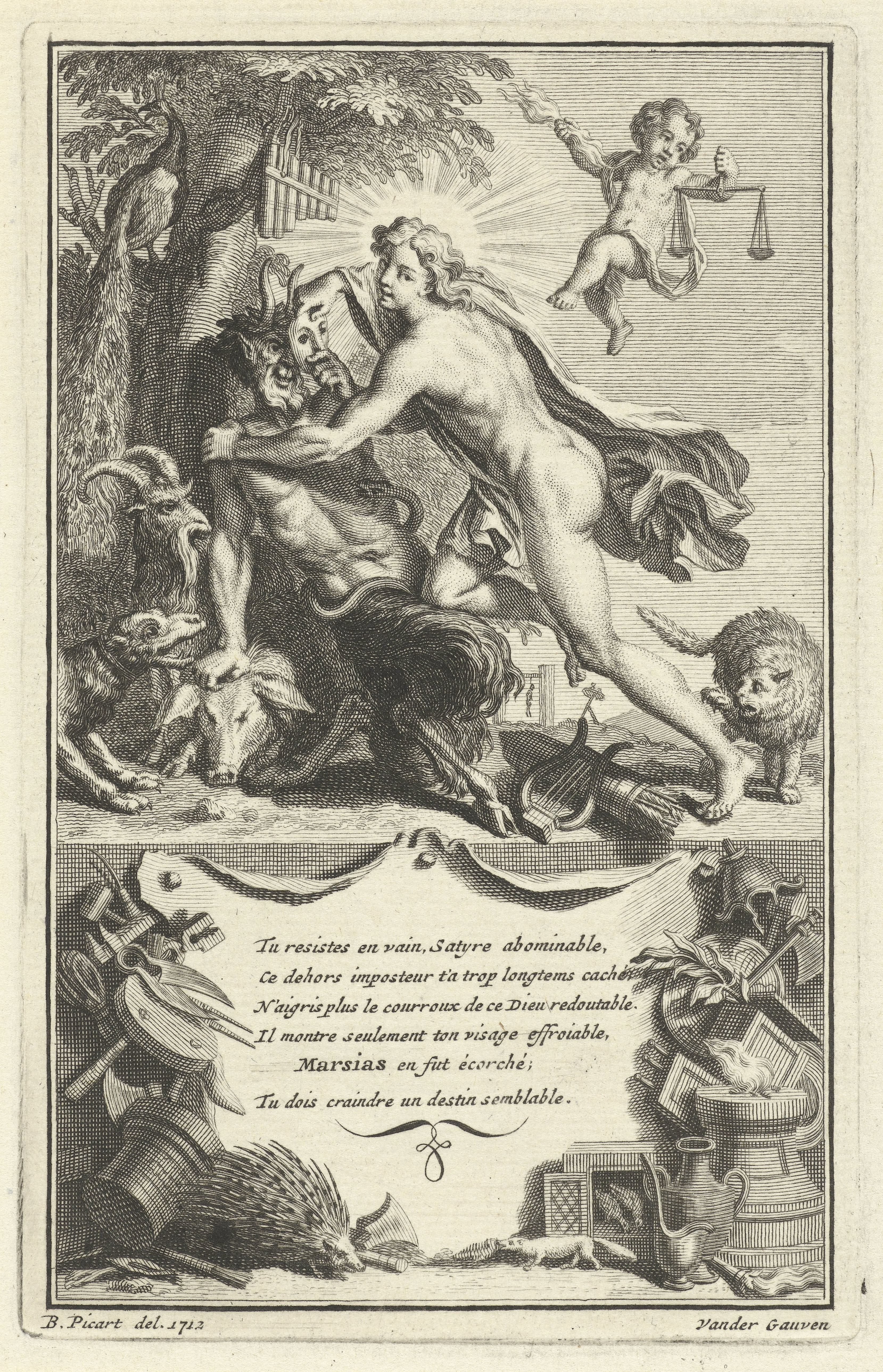 Apollo ontmaskert Marsyas