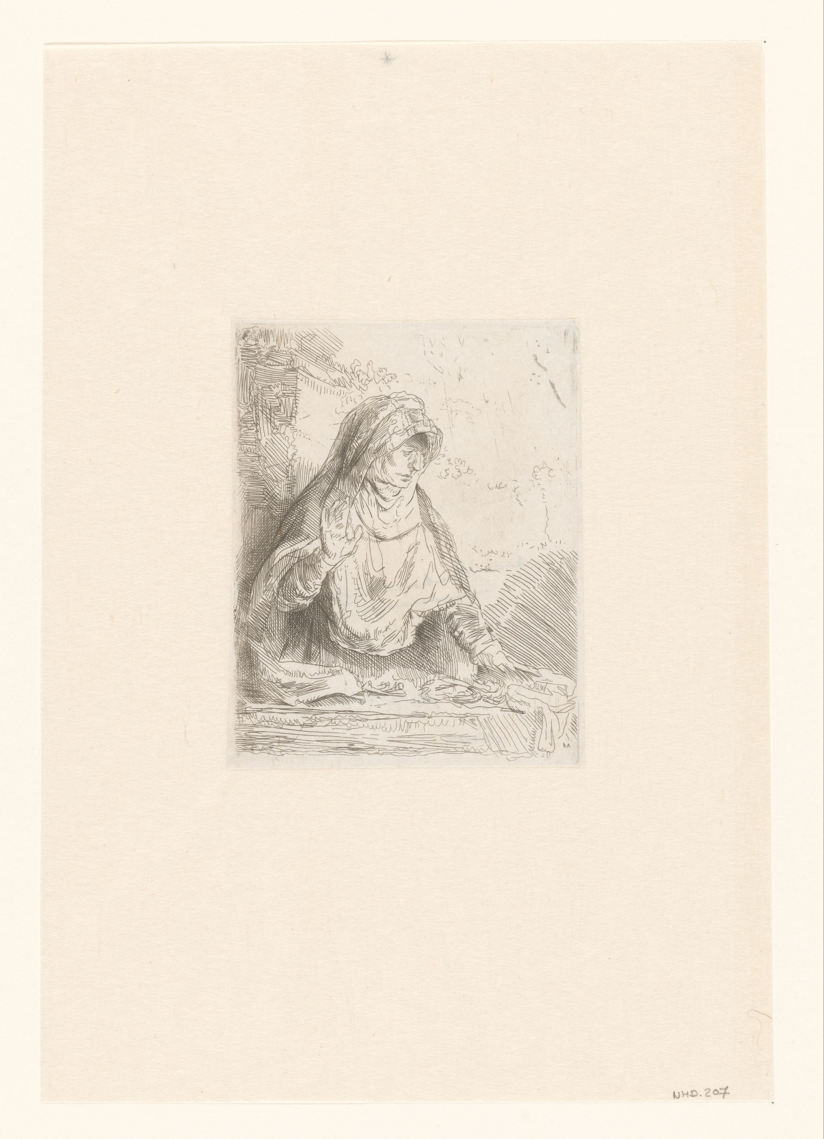 The Virgin with the instruments of the Passion