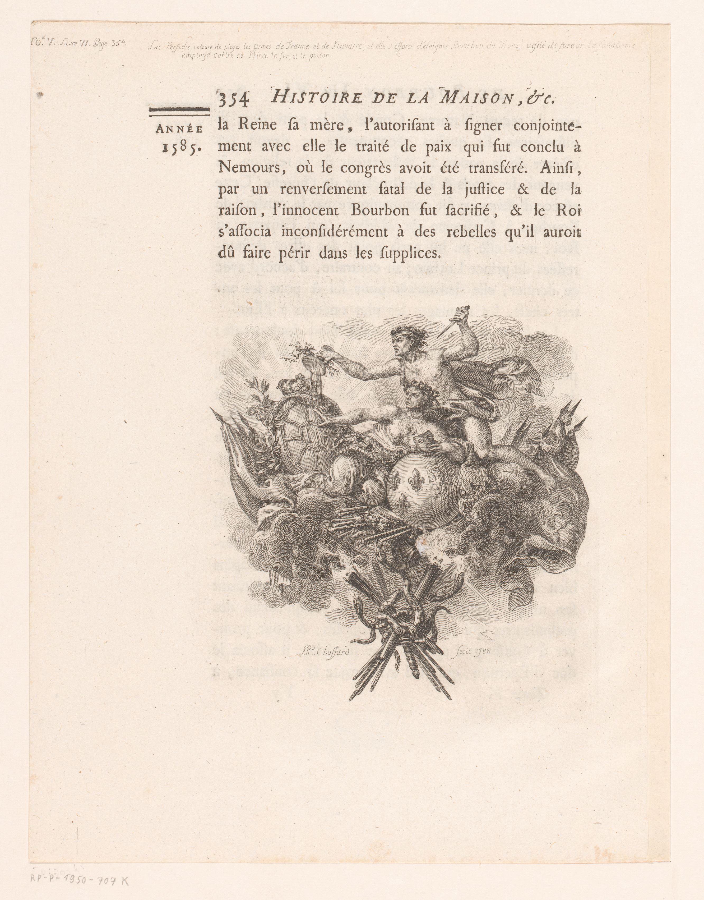 Allegorische voorstelling met Medusa