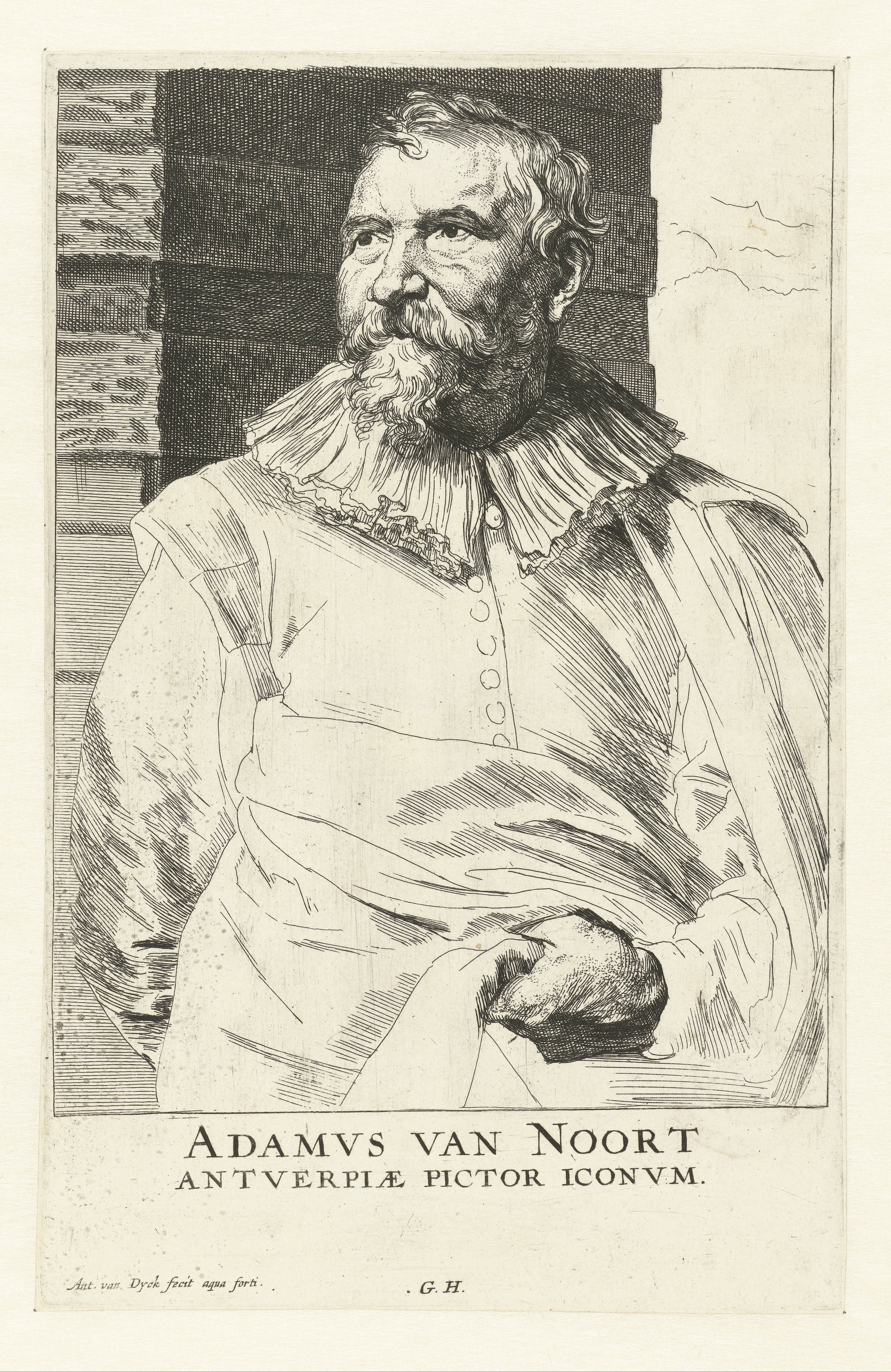 Portret van Adam van Noort