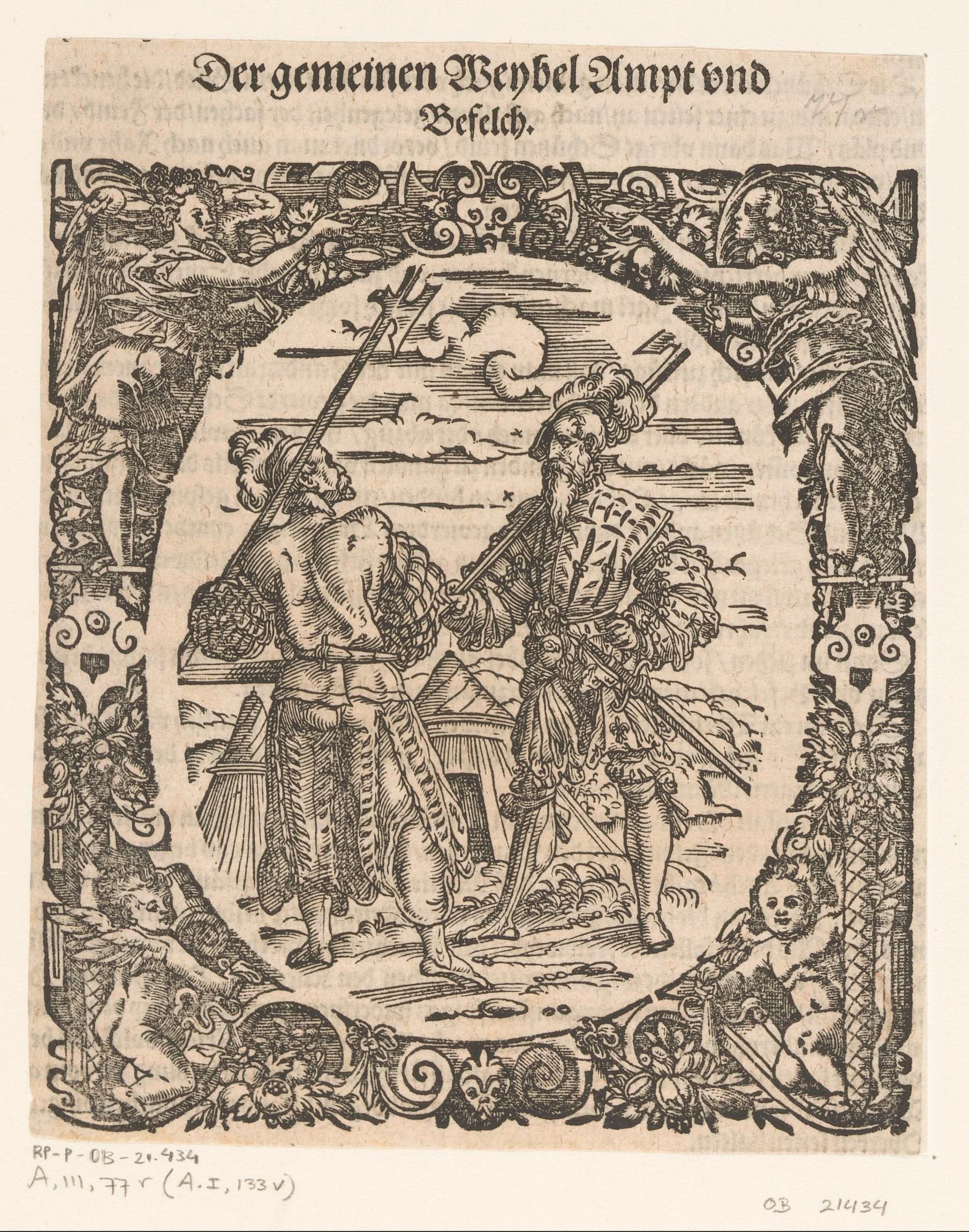 Twee landsknechten