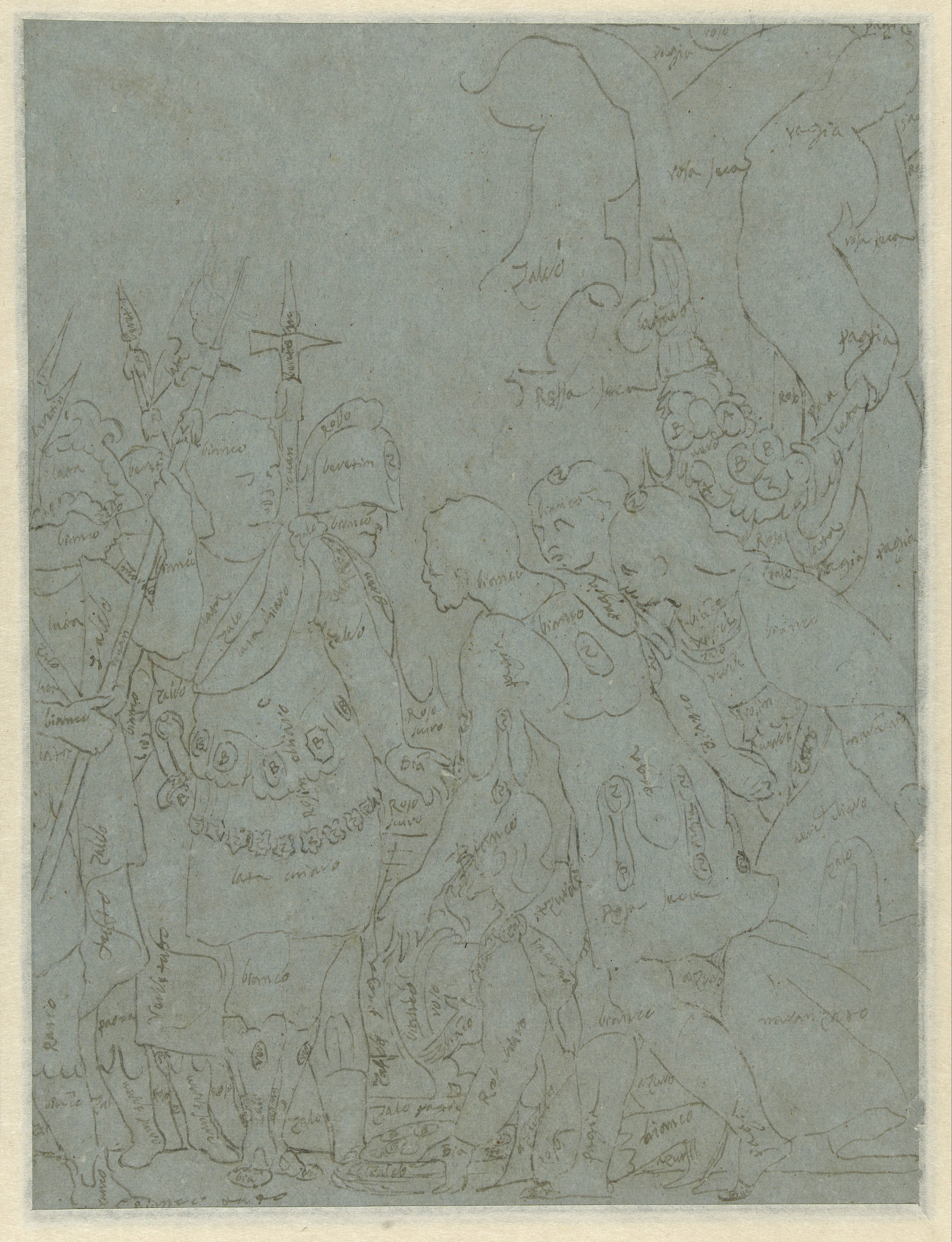 Contouren van De grootmoedigheid van Scipio