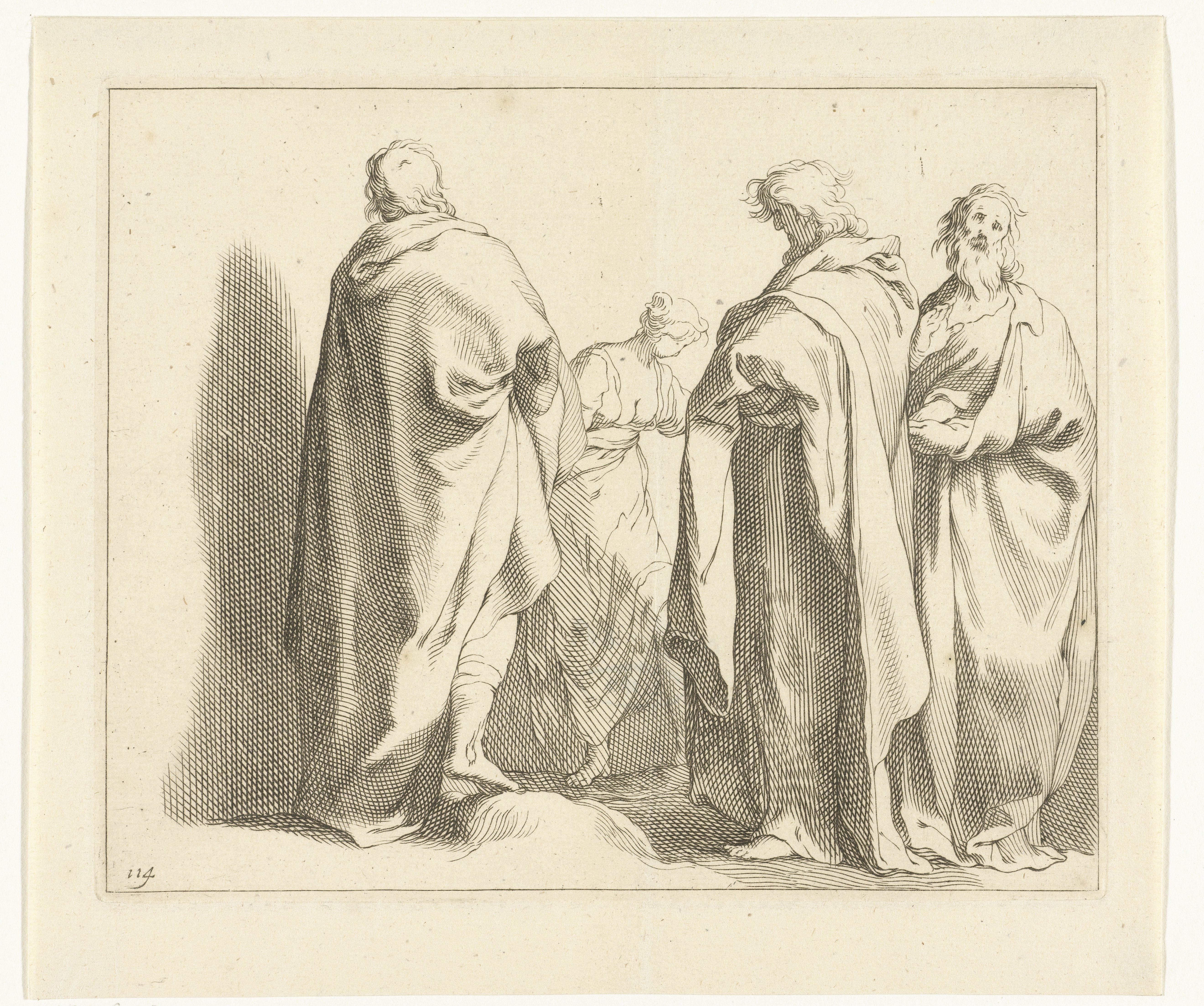 Drie mannen en een vrouw