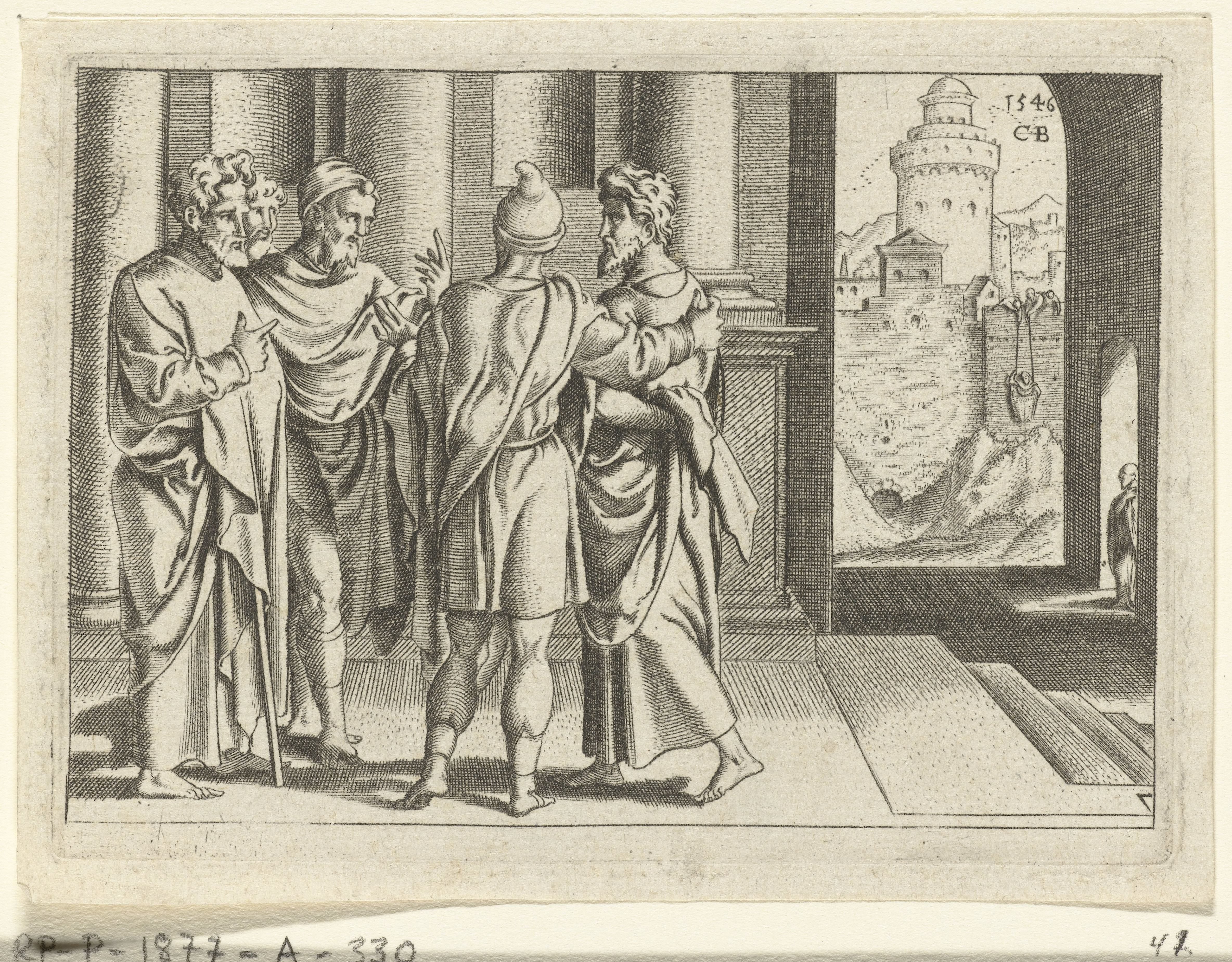 Barnabas brengt Paulus naar de apostelen