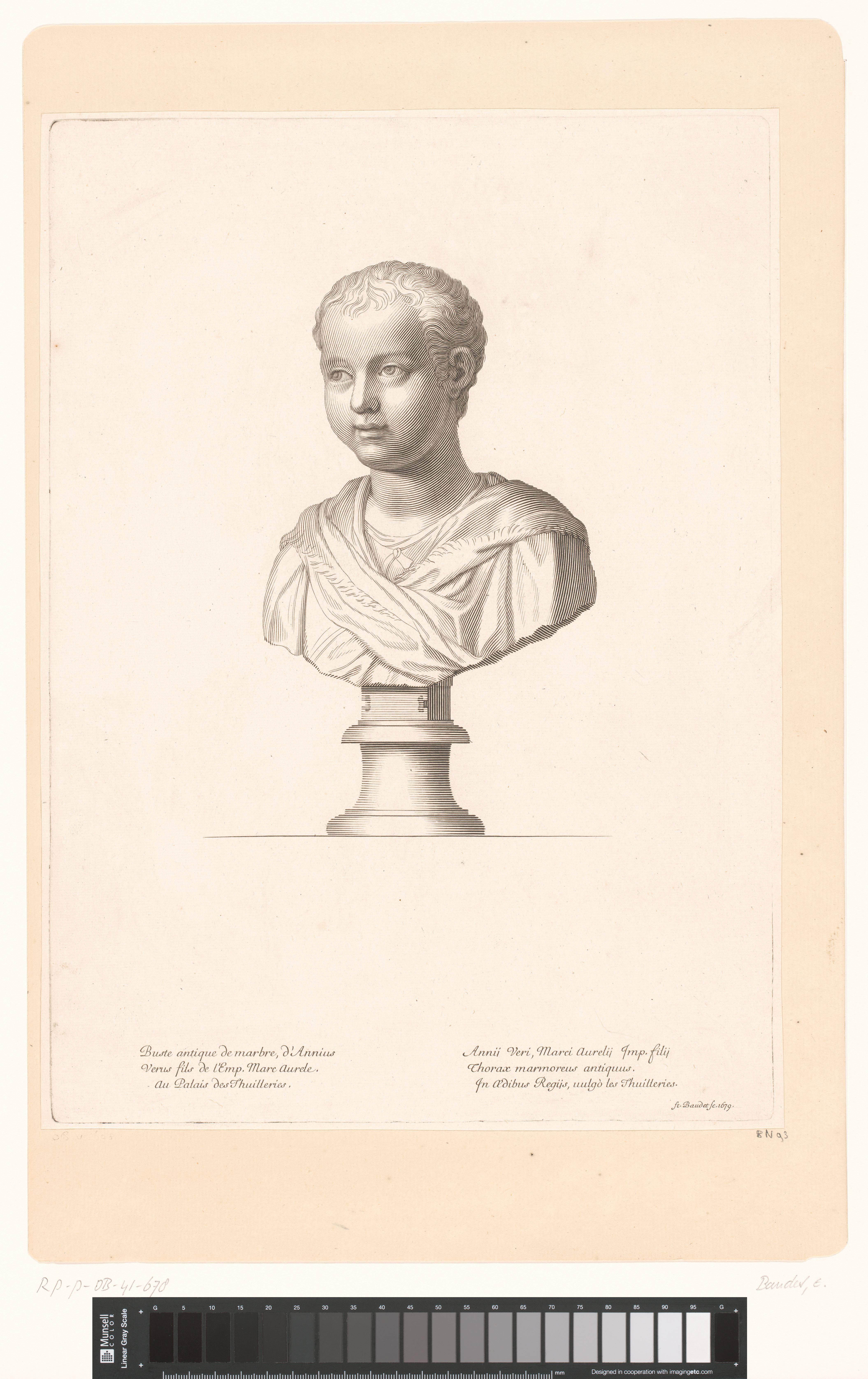 Antieke buste van Marcus Annius Verus
