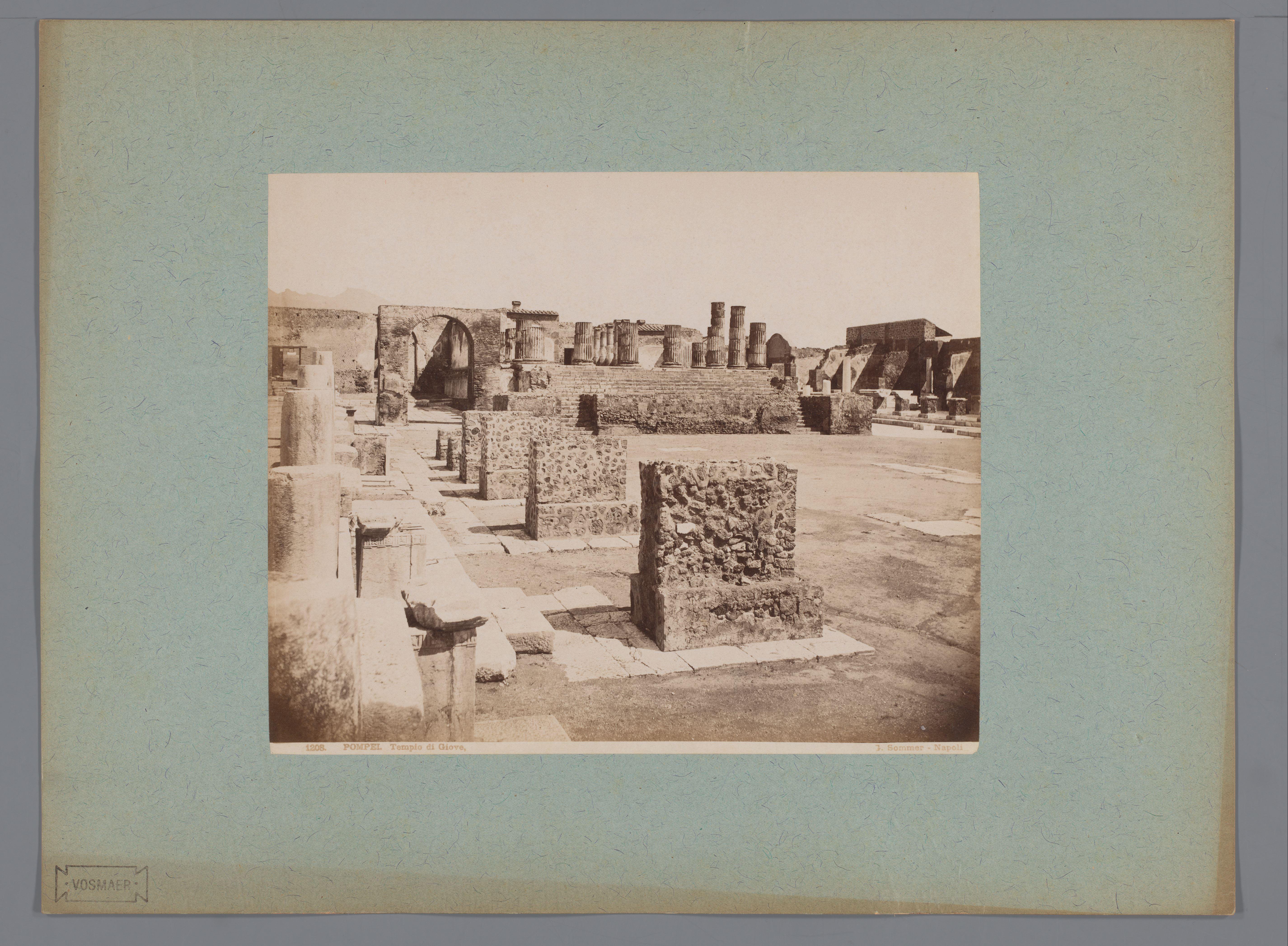 Ruïne van de Tempel van Jupiter te Pompeï