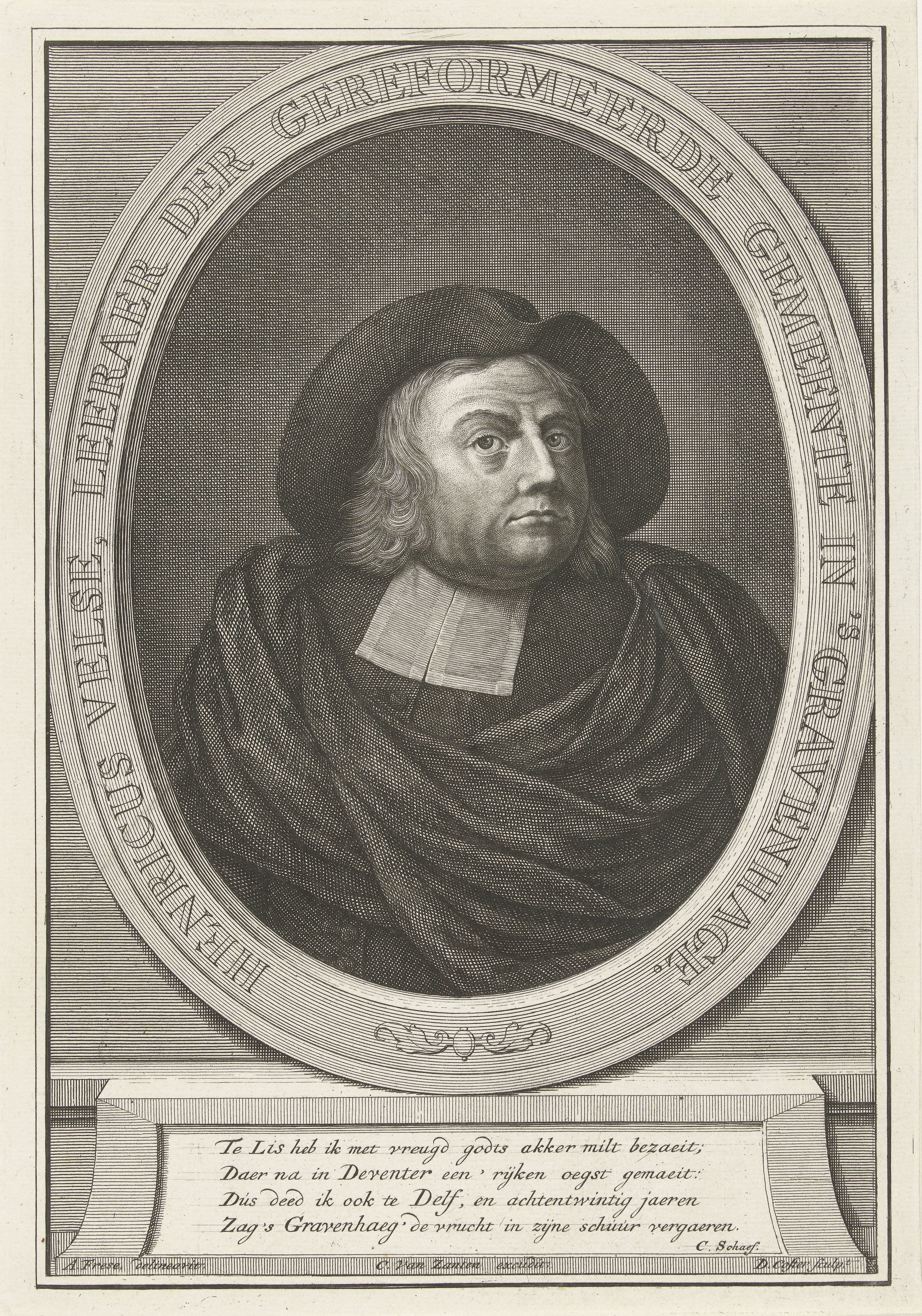 Portret van Henricus Velsen