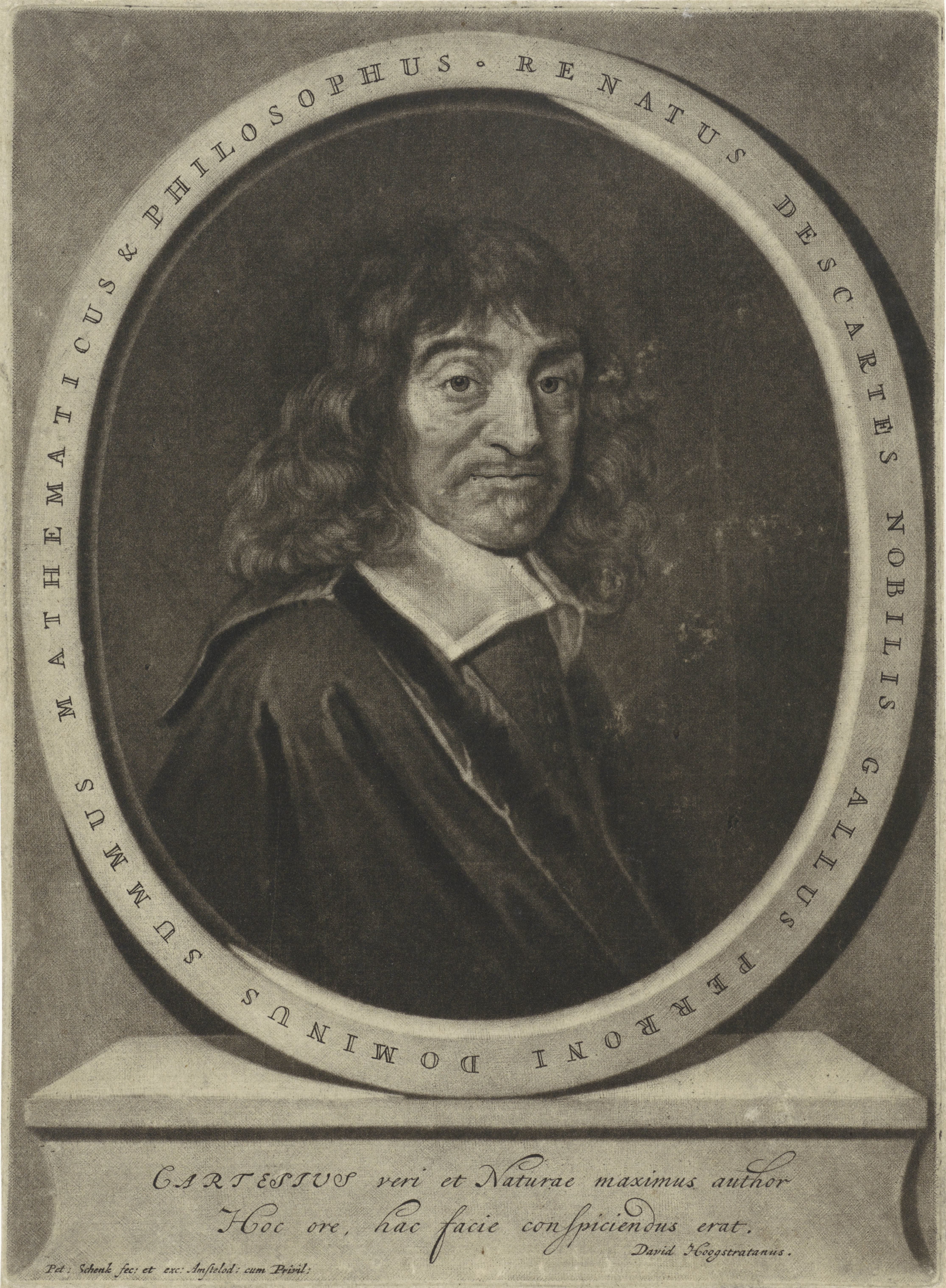 Portret van René Descartes