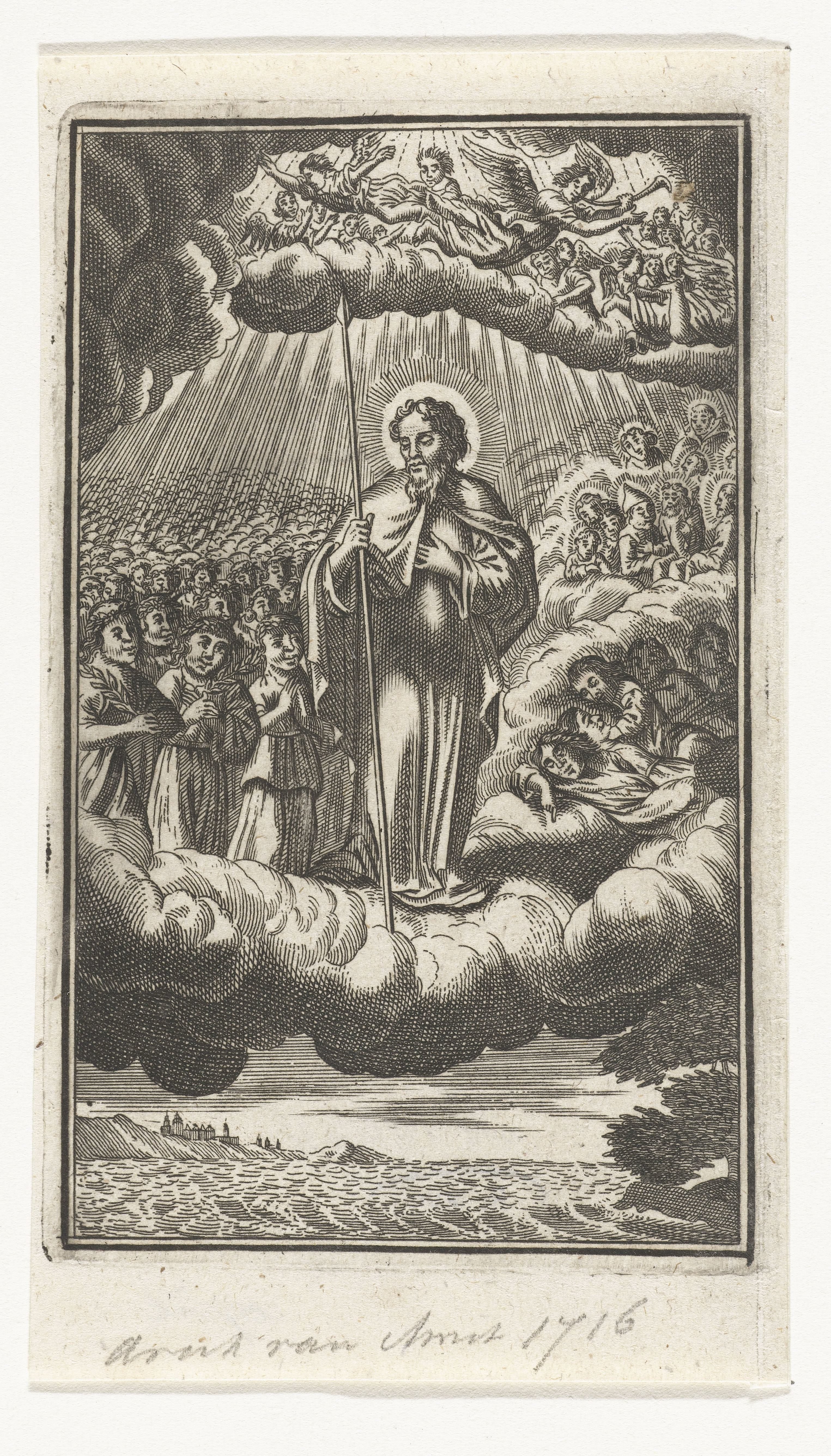 Heilige Thomas in de hemel