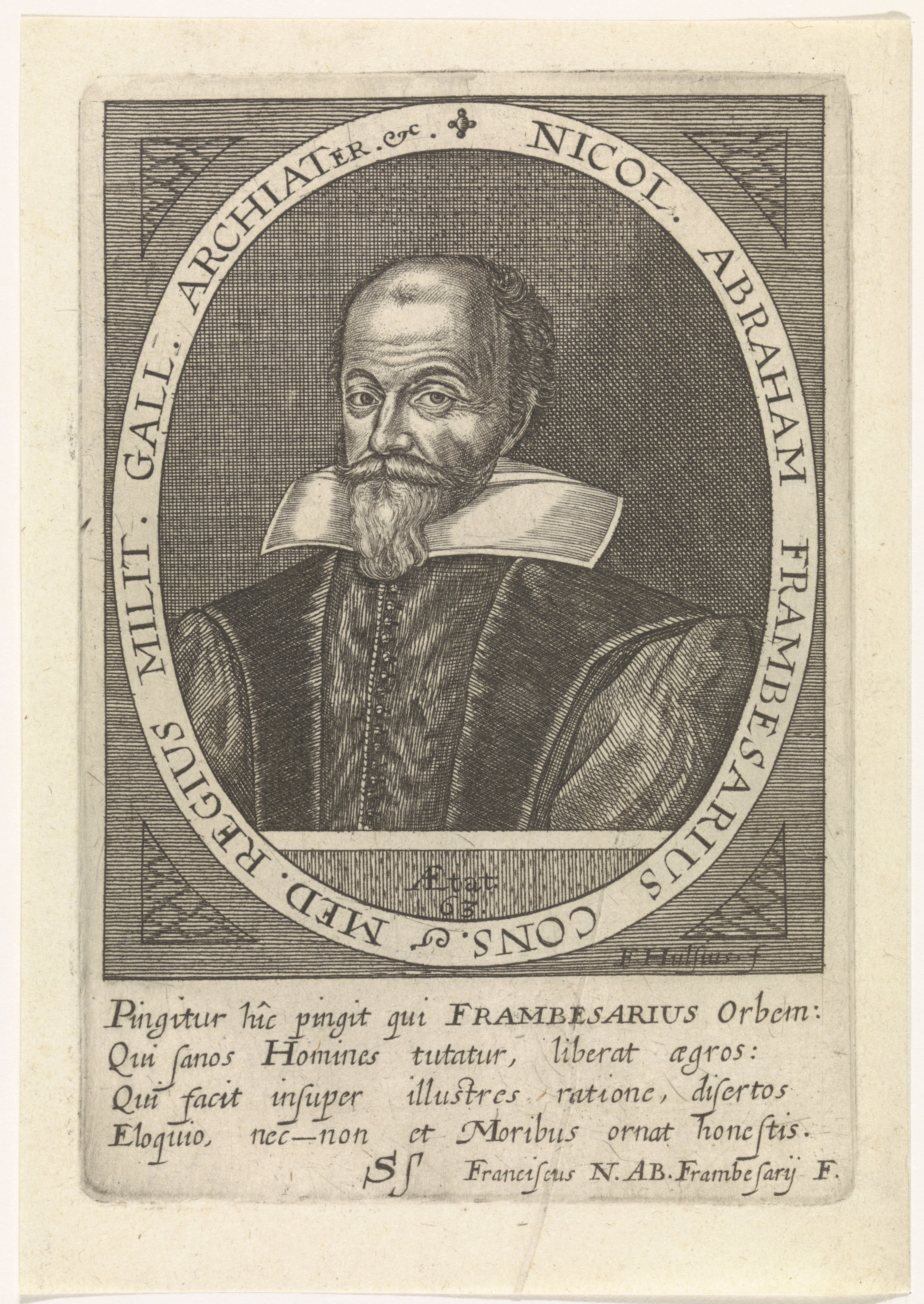 Portret van Nicolas Abraham de La Framboisière