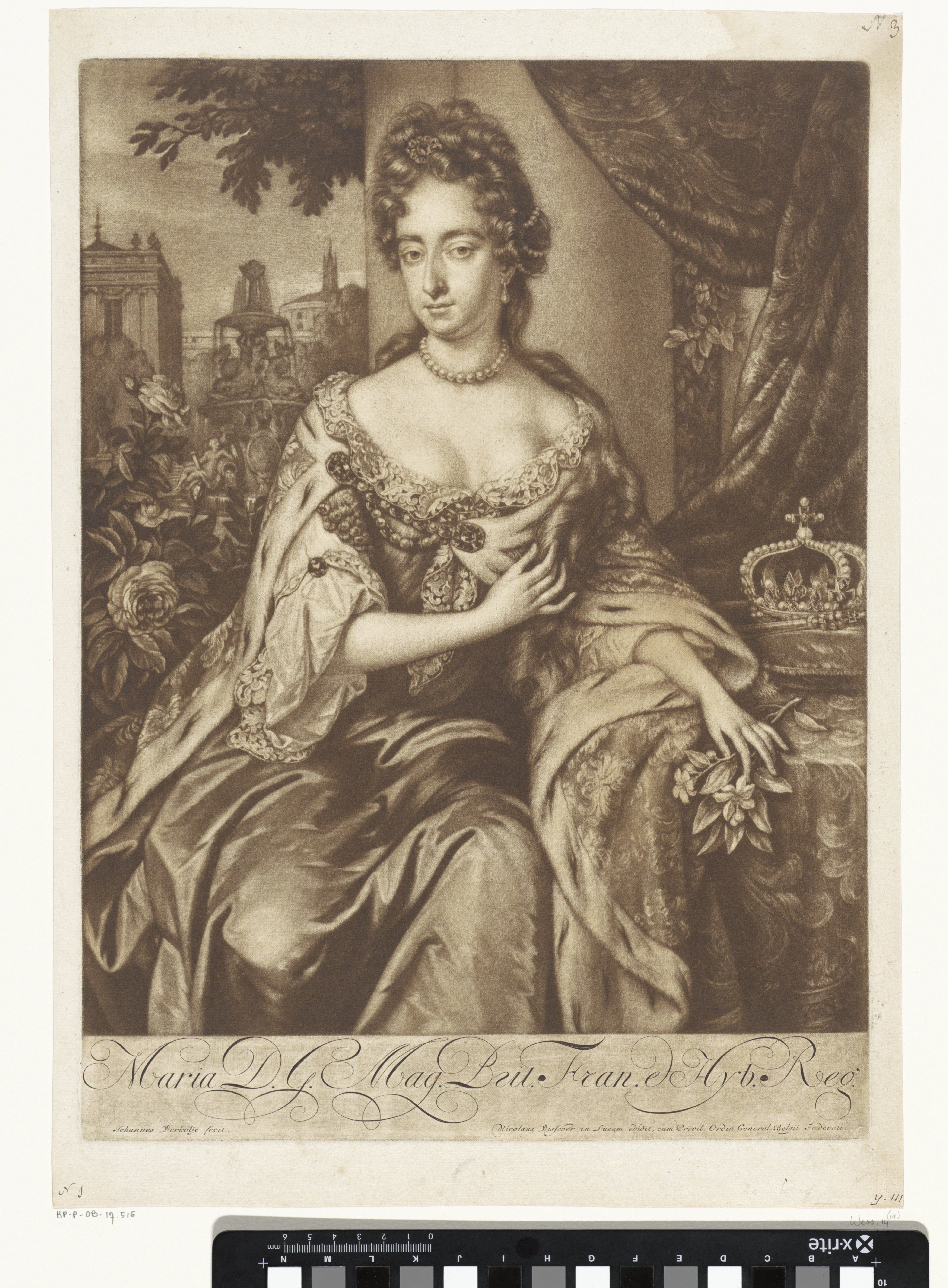 Portret van Maria II Stuart, koningin van Engeland en Schotland